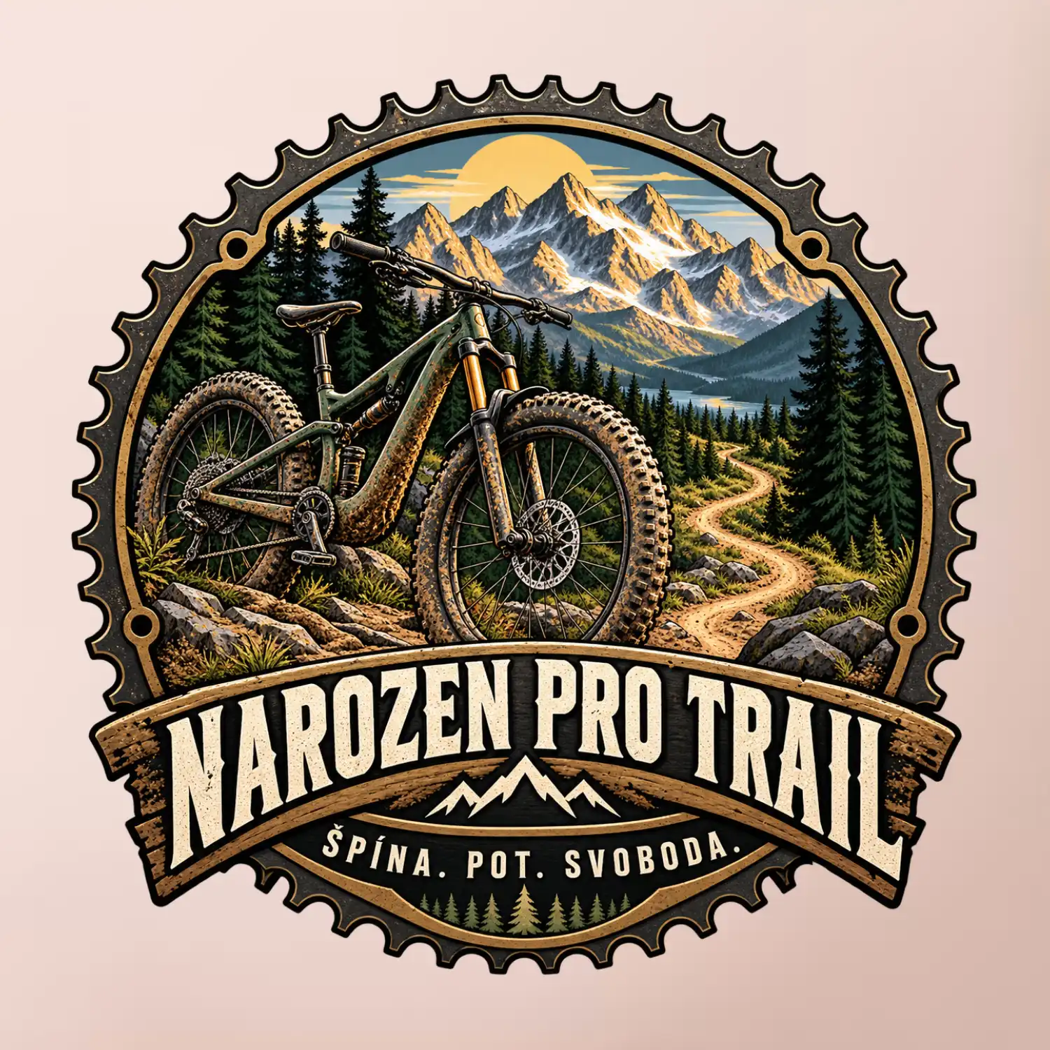 Narozen pro trail špína pot svoboda