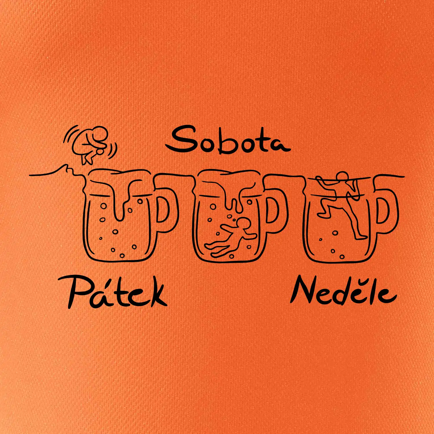 Pátek sobota neděle pivo