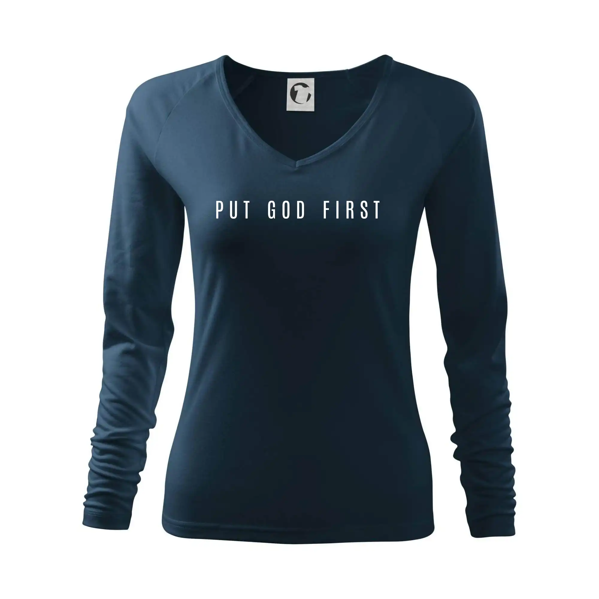 Put God first slabý nápis