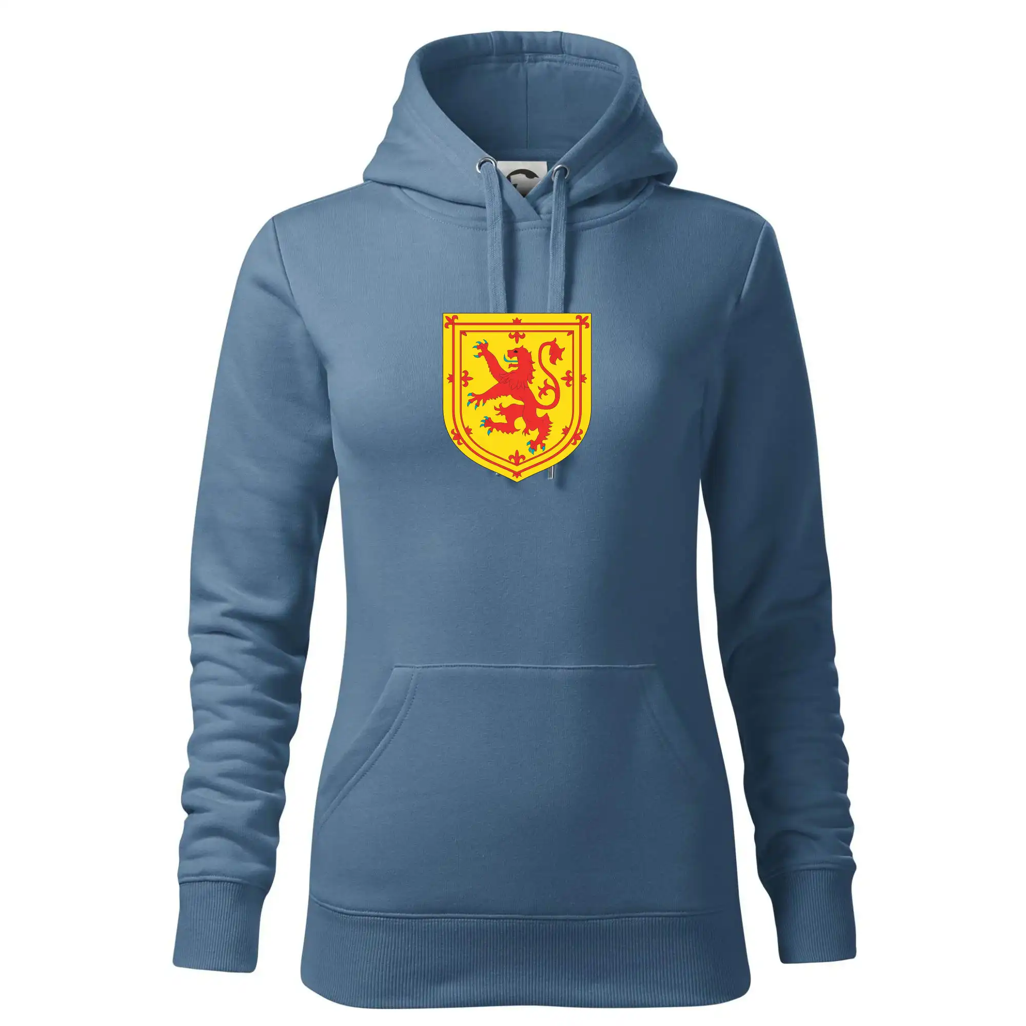 Skotský lev na hrudi