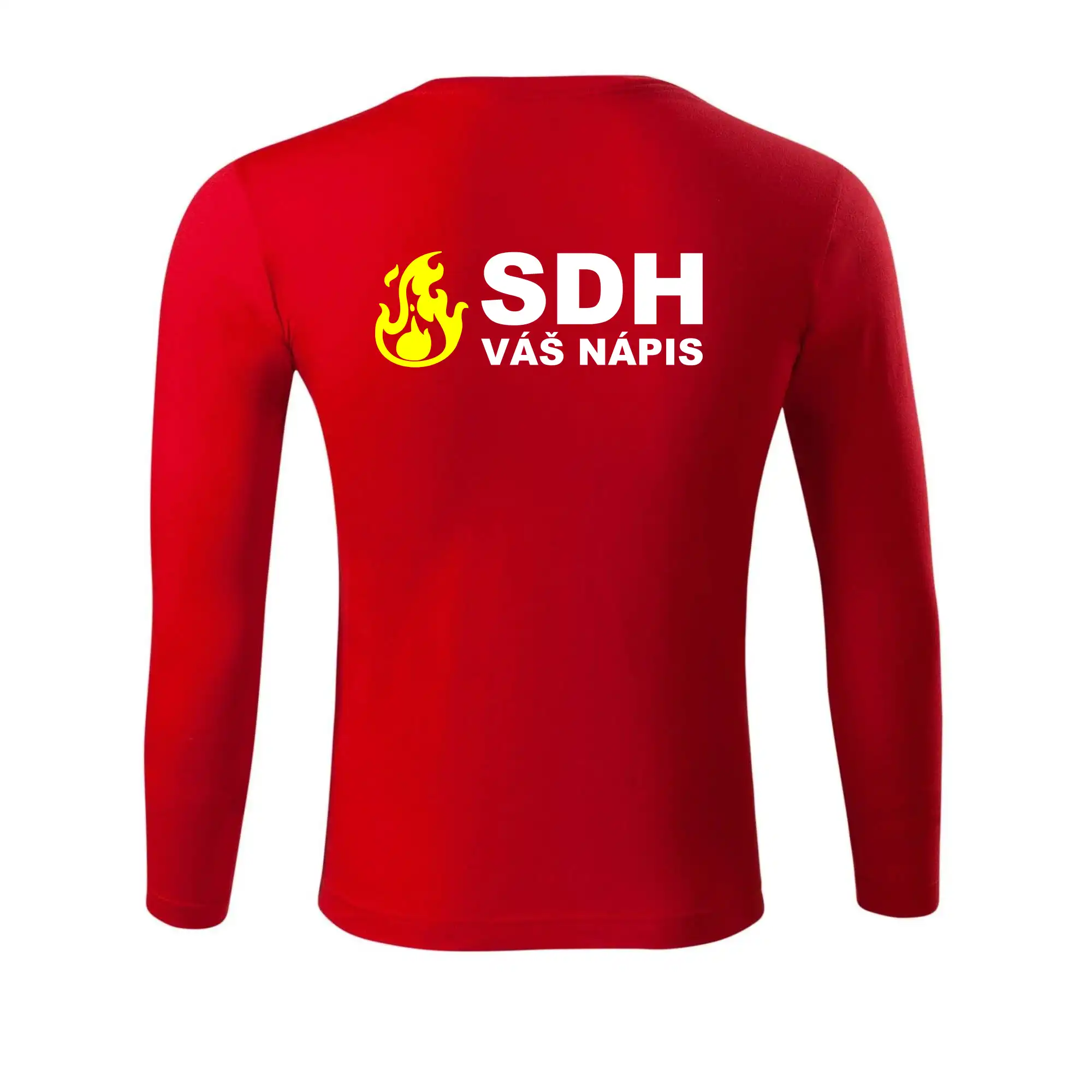 SDH nápis (oheň, firesport, název sboru - vlastní nápis)