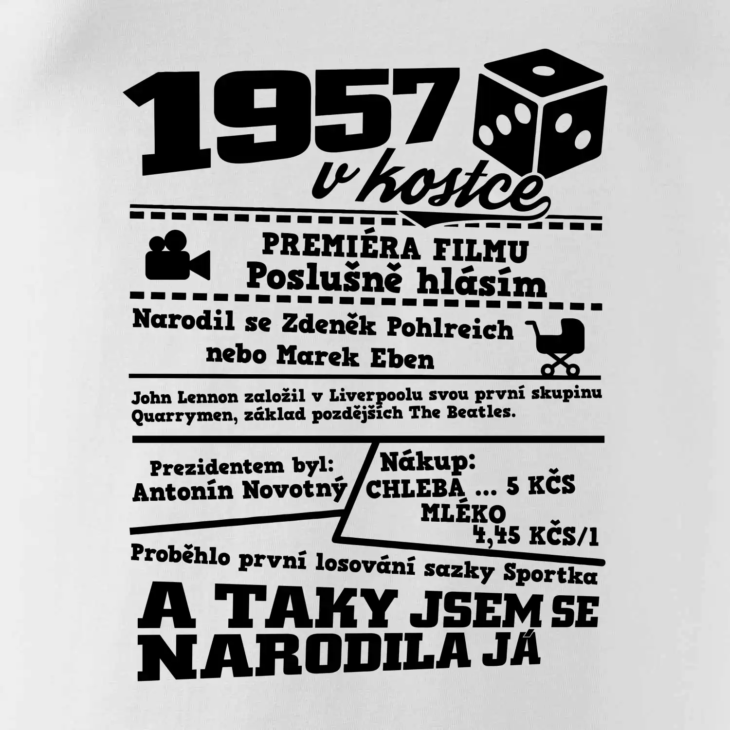 1957 v kostce
