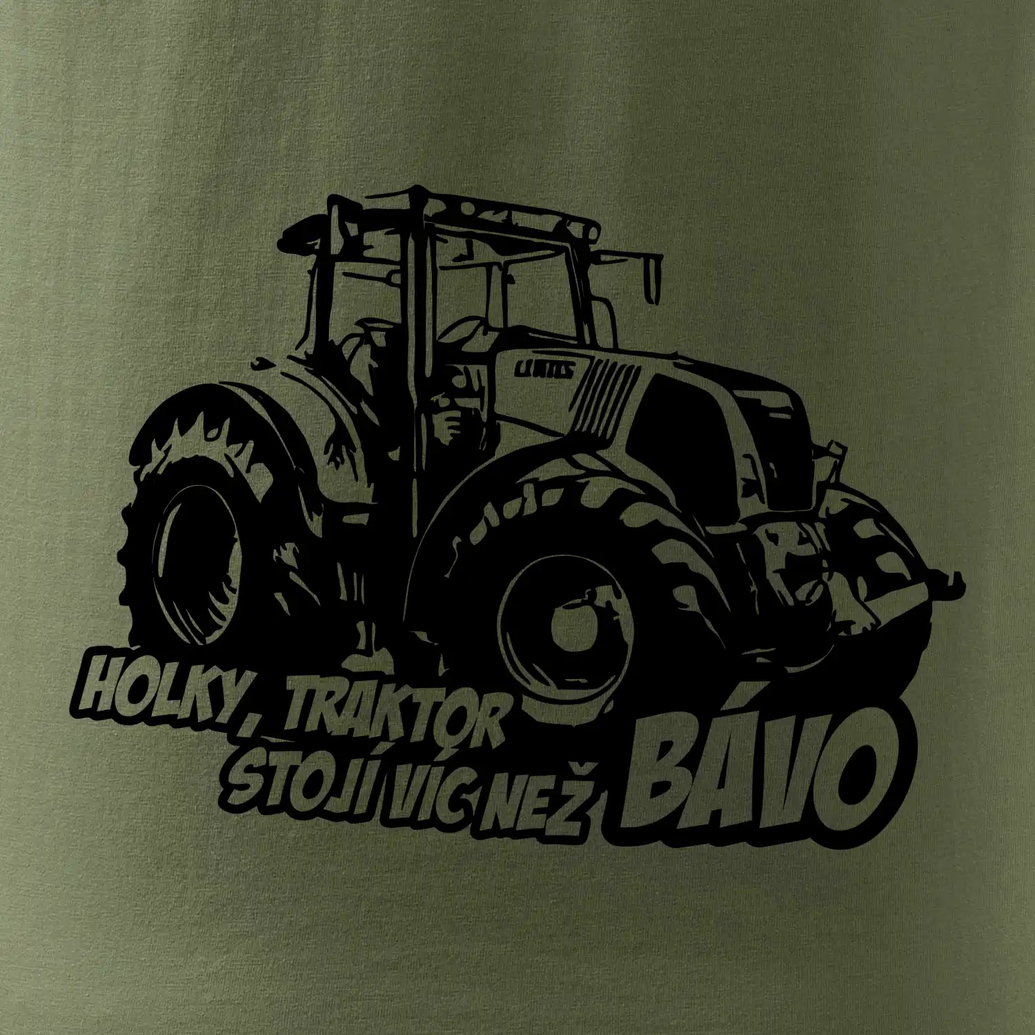 Holky, traktor stojí víc než bávo