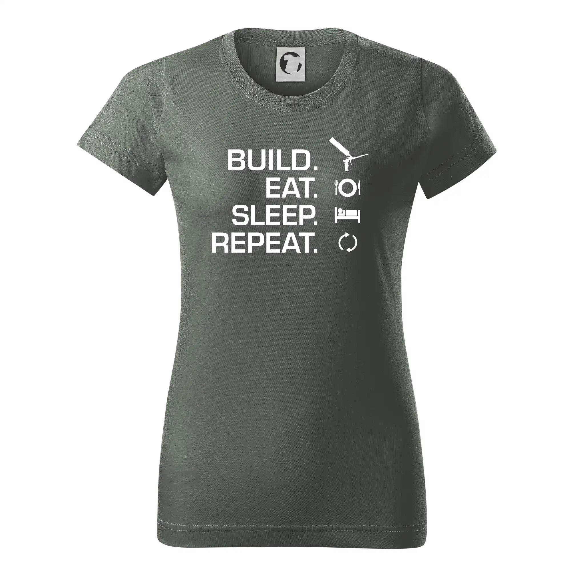 Build eat sleep repeat - montážní pěna
