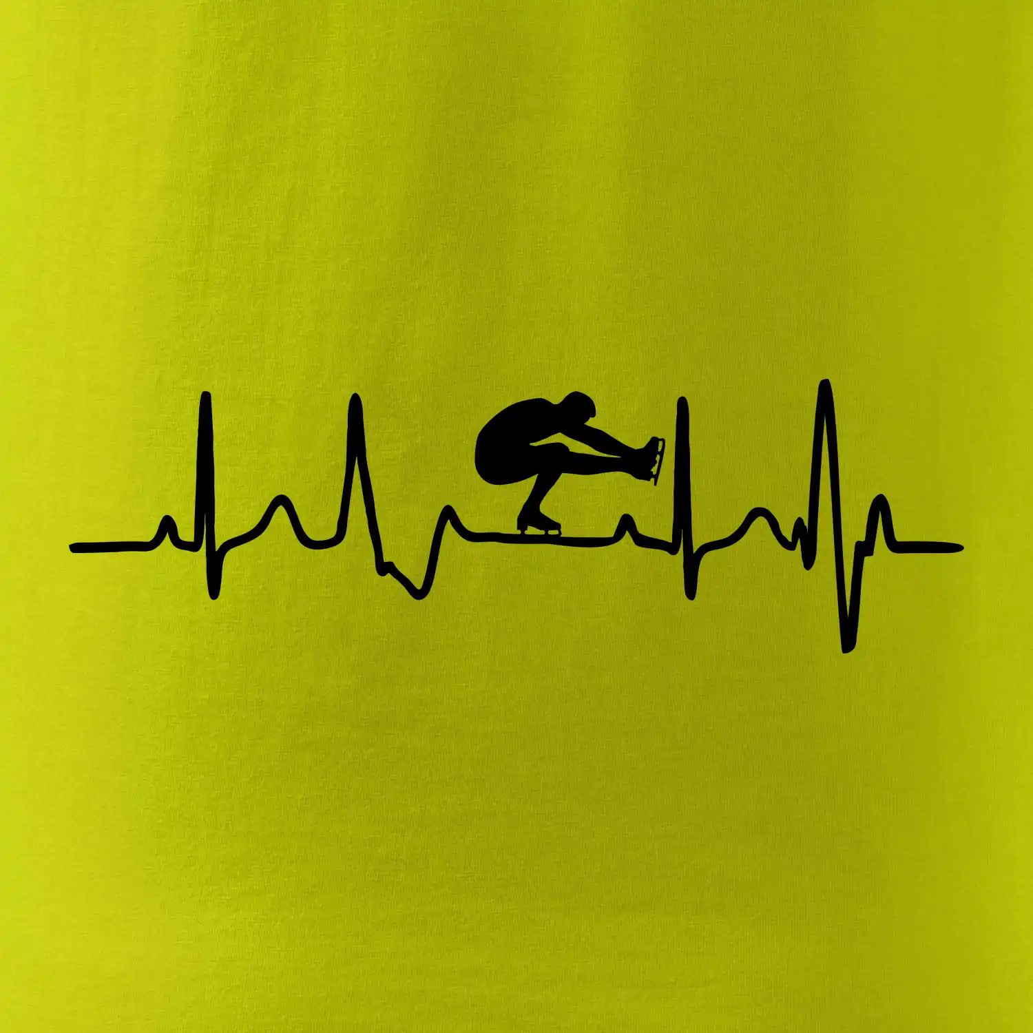 EKG lední brusle