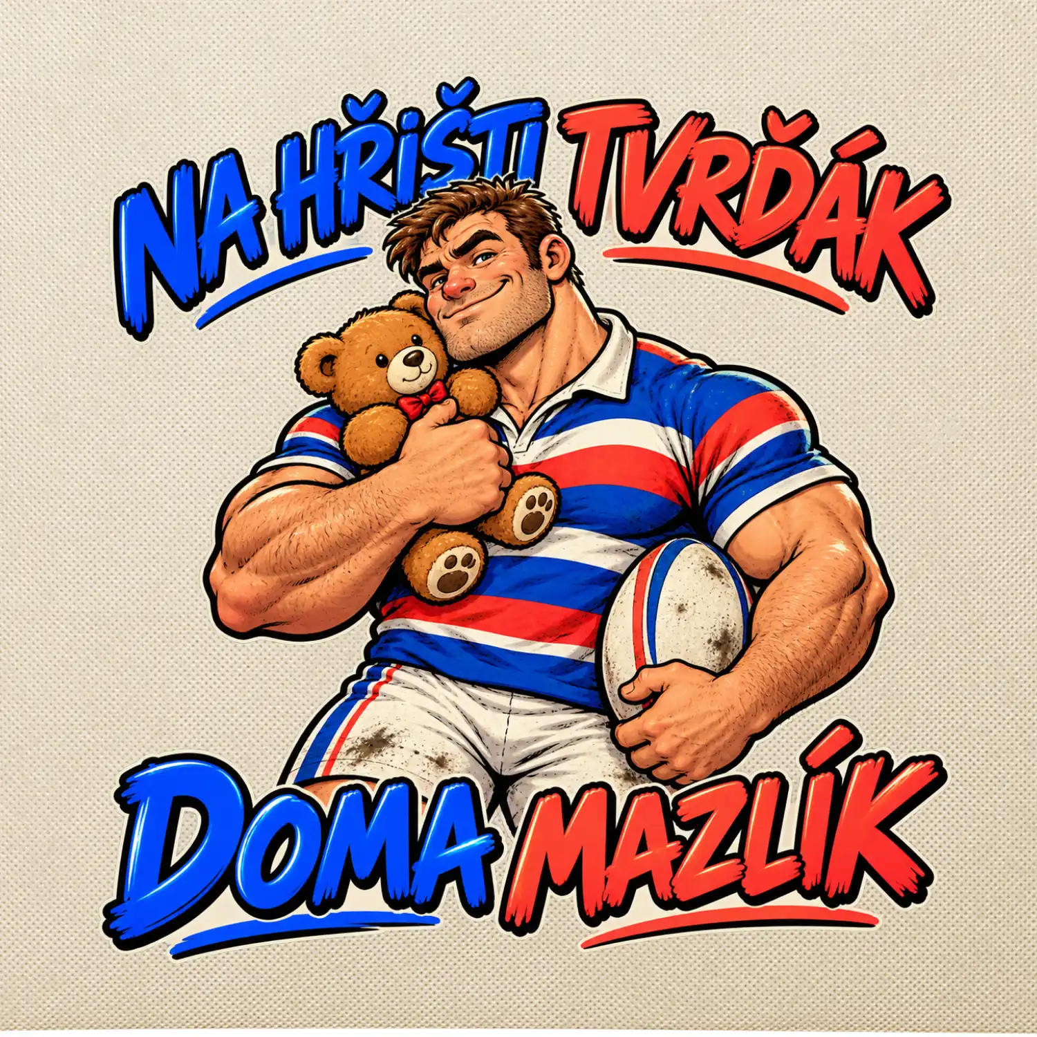 Na hřišti tvrďák, doma mazlík