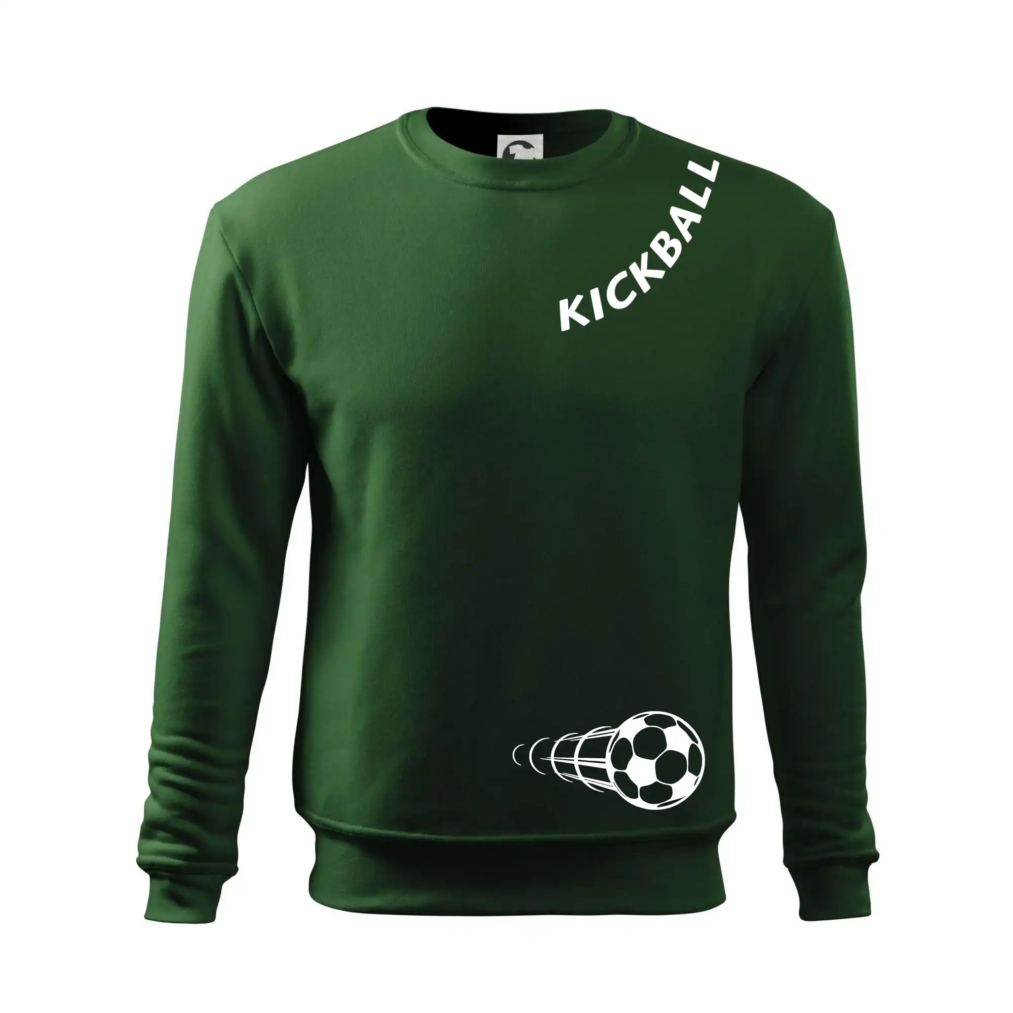 Kickball nápis šikmo