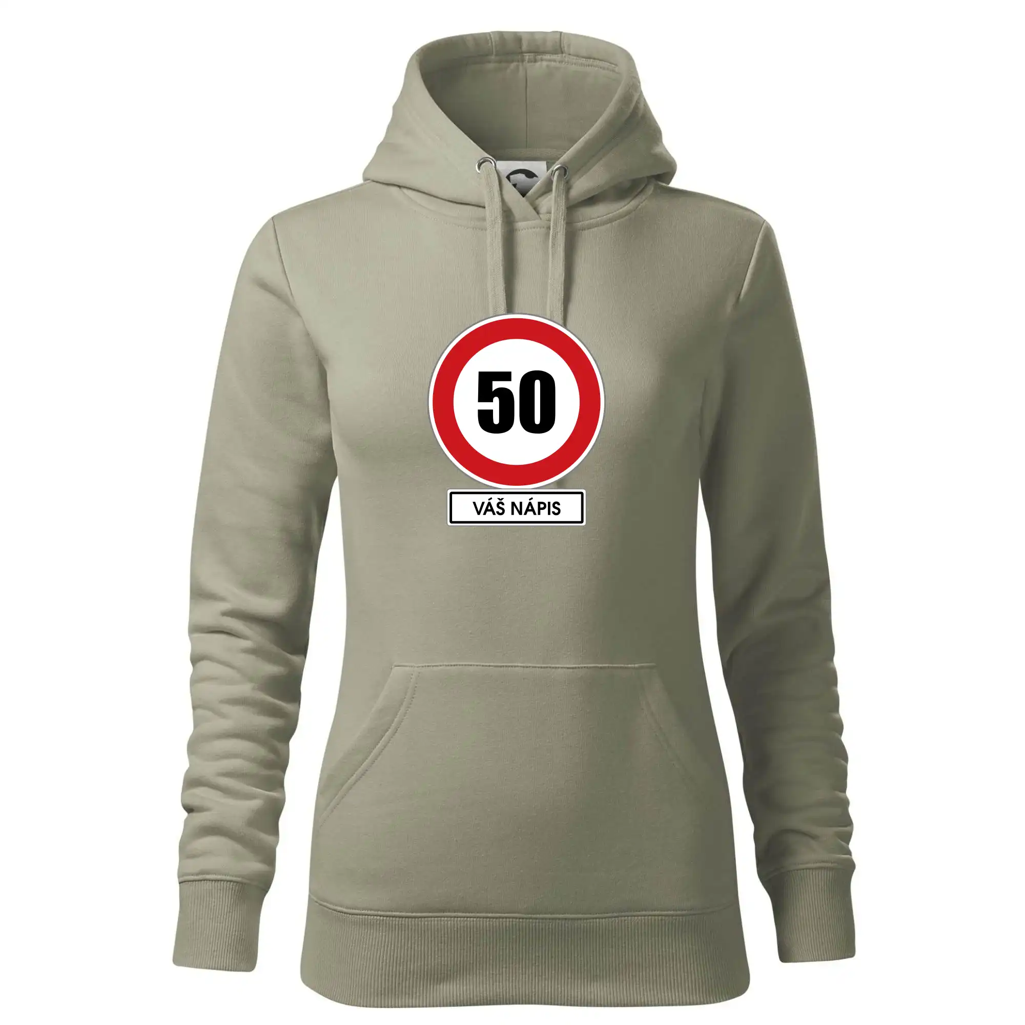 Dopravní značka - rychlost 50 - váš nápis