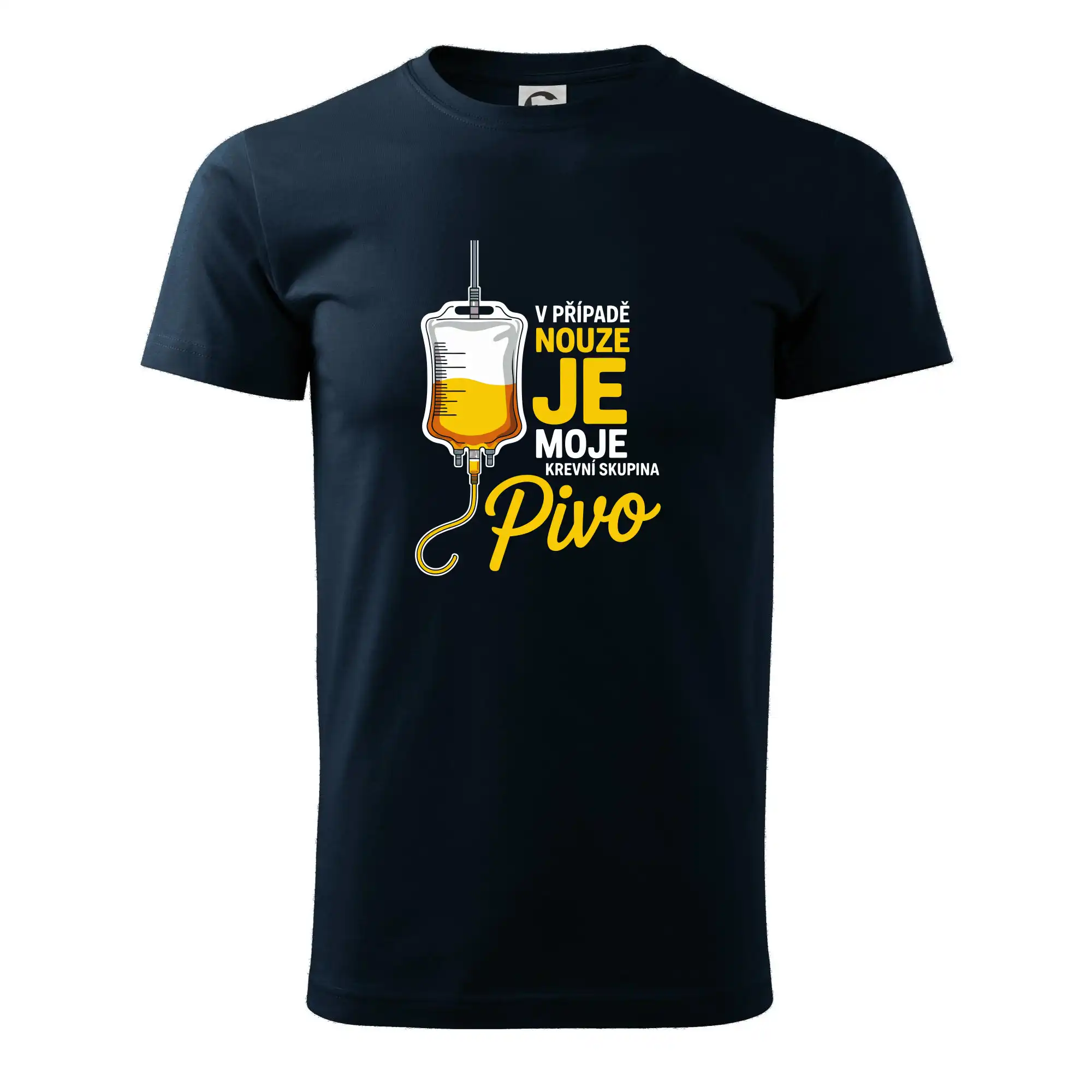 V případě nouze je moje krevní skupina pivo