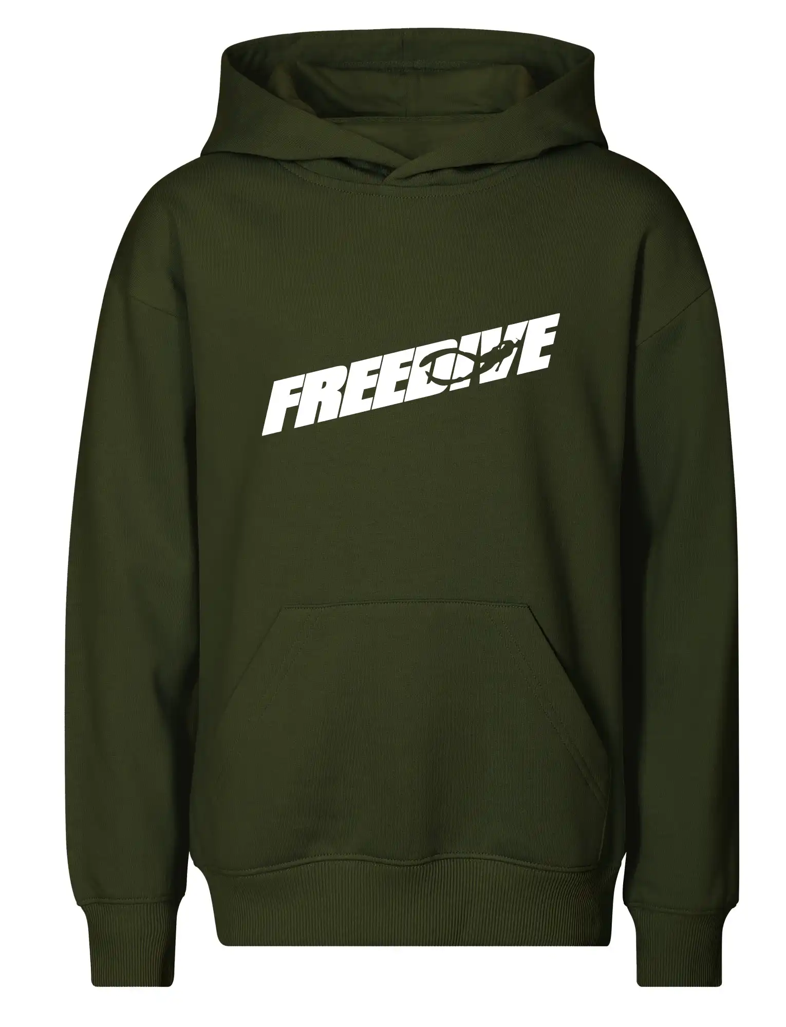 Freedive - nápis s potápěčem