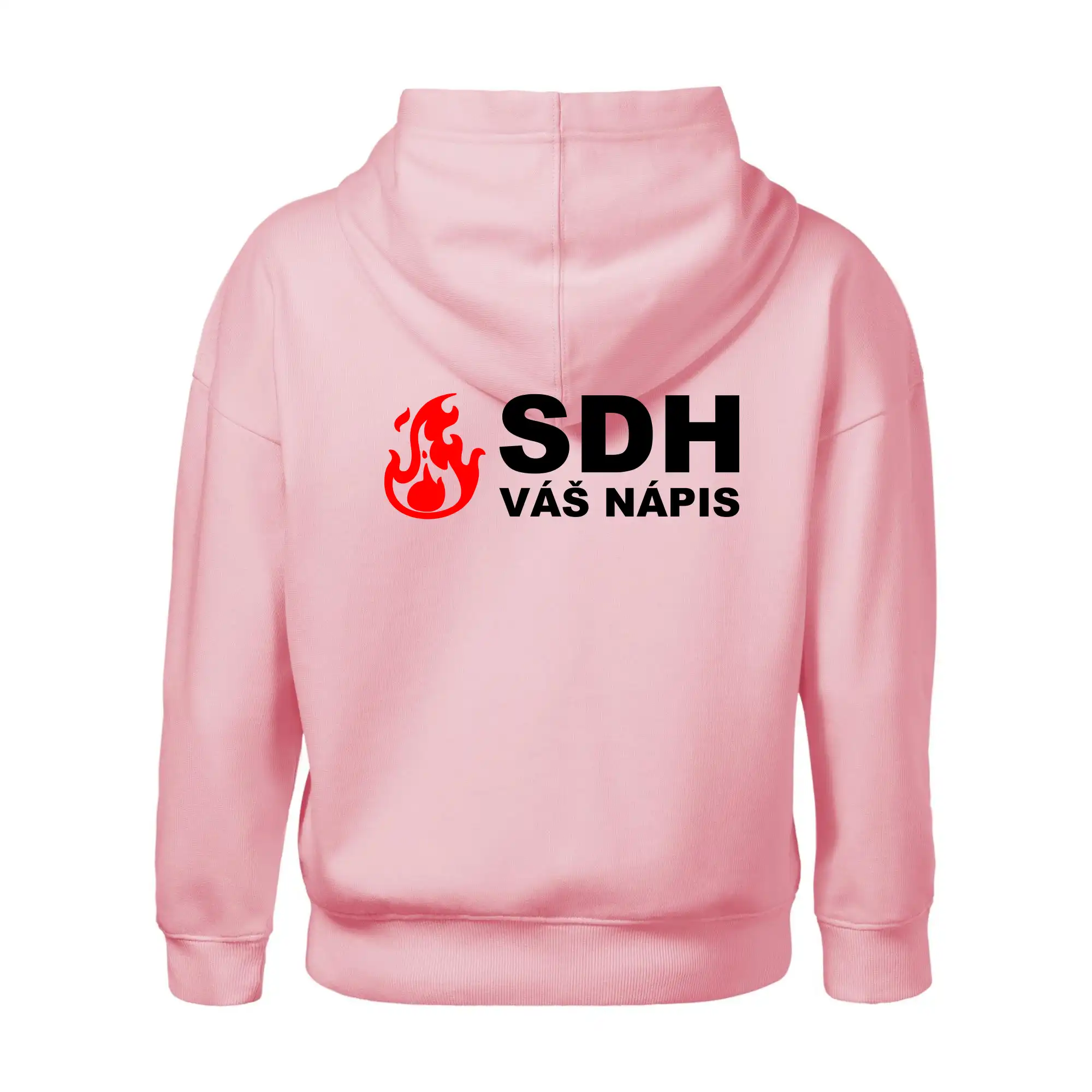 SDH nápis (oheň, název sboru - vlastní nápis)