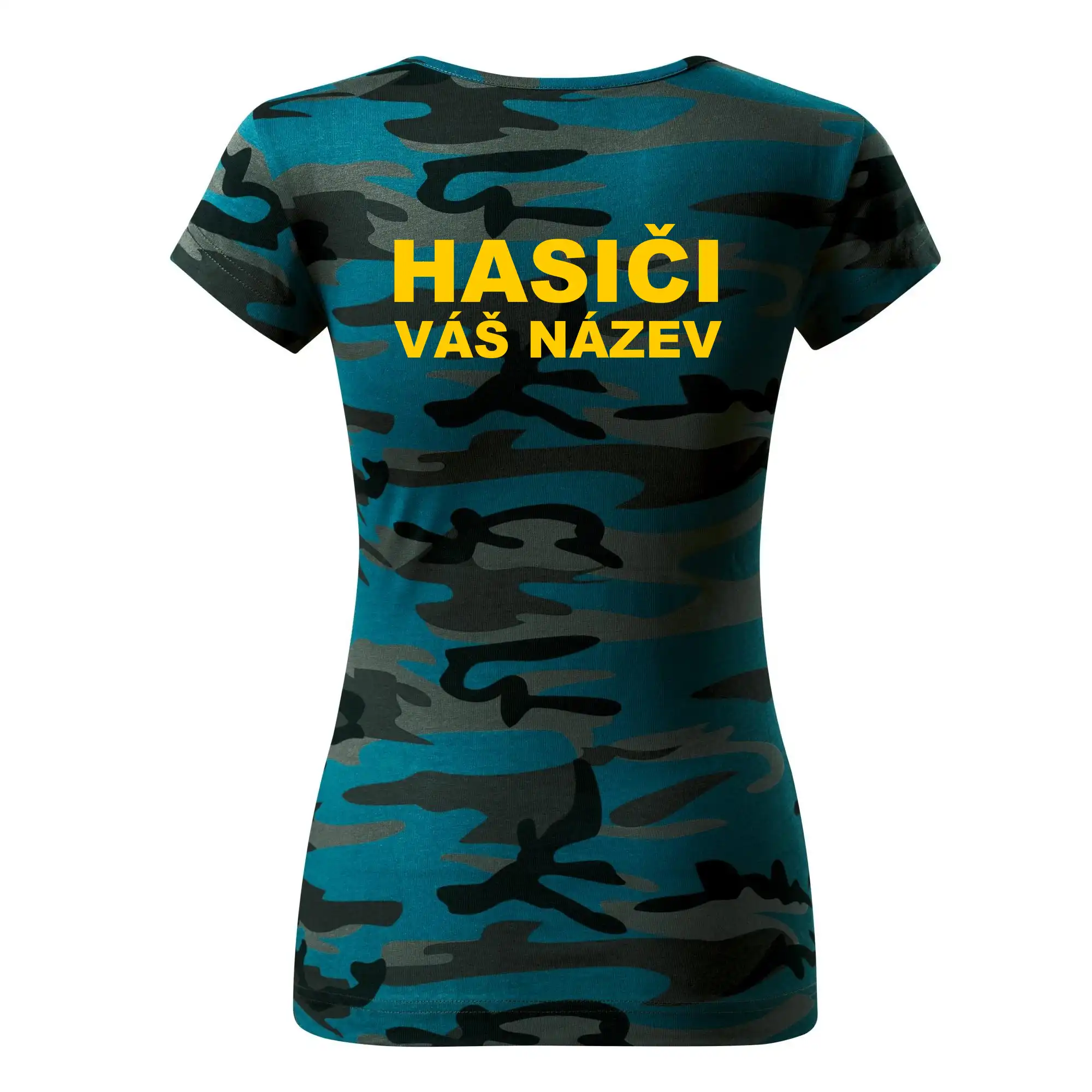 Hasiči - žlutý nápis - váš název sboru