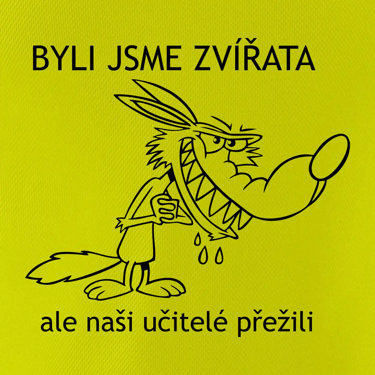Školní triko - Zvířata