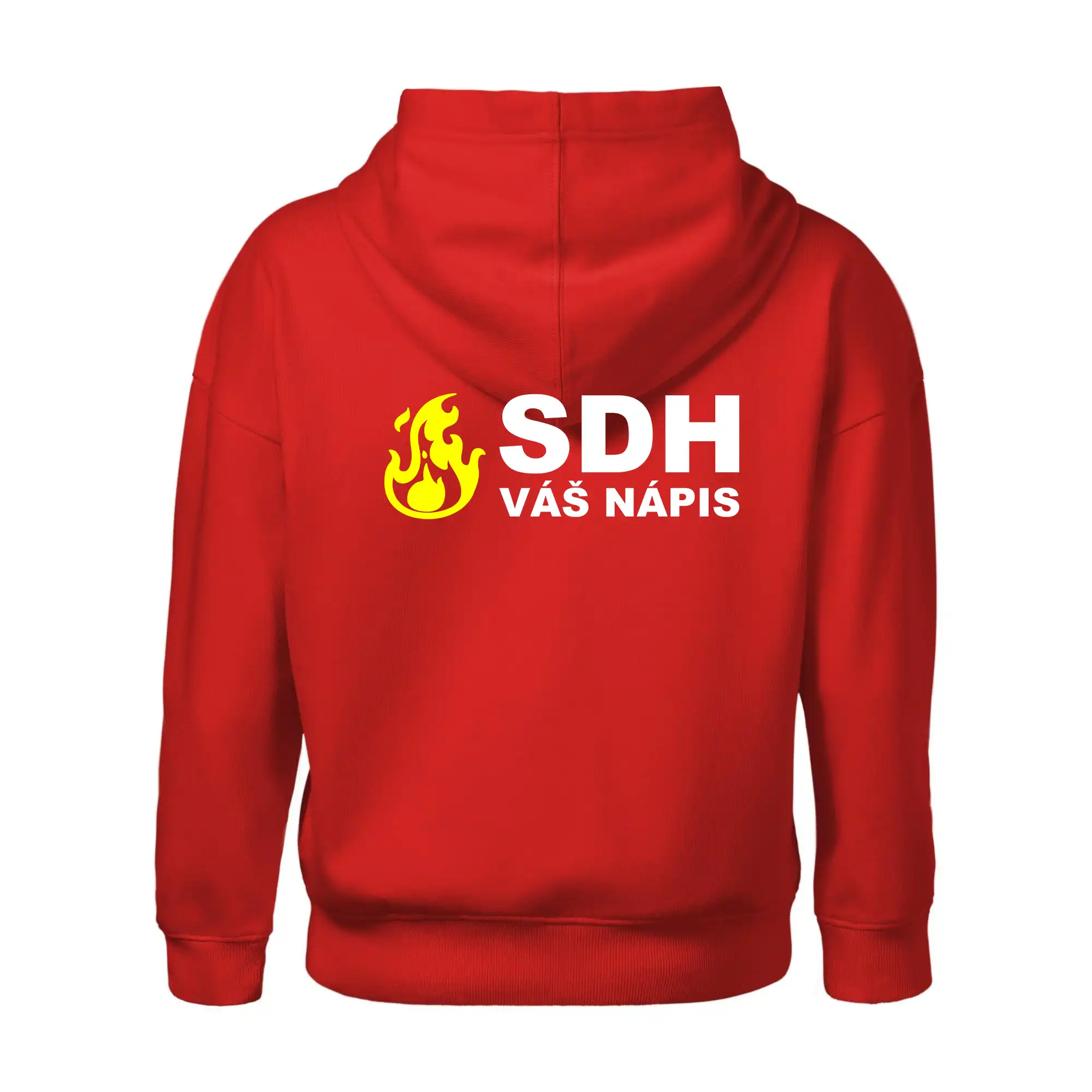 SDH nápis (oheň, firesport, název sboru - vlastní nápis)