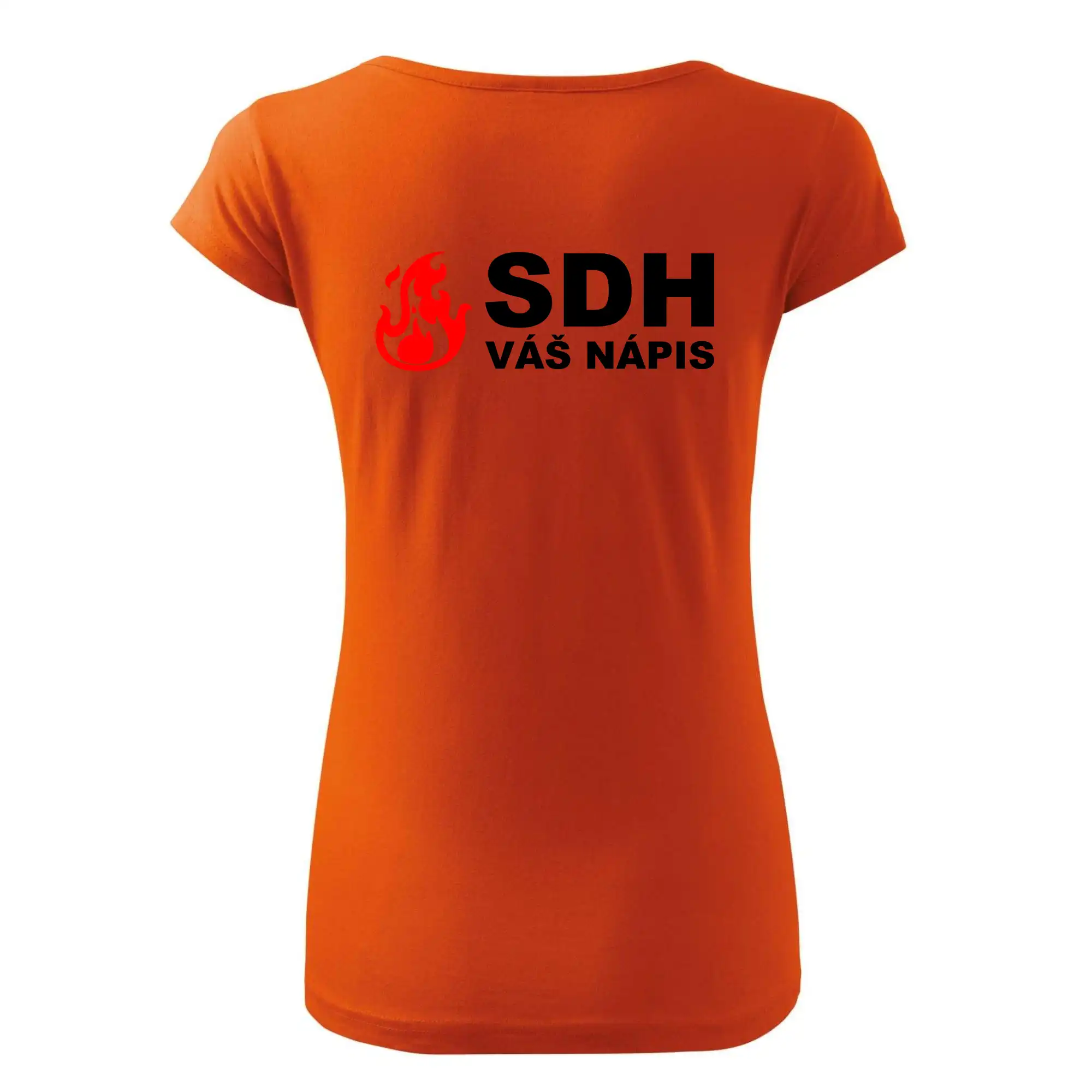 SDH nápis (oheň, název sboru - vlastní nápis)