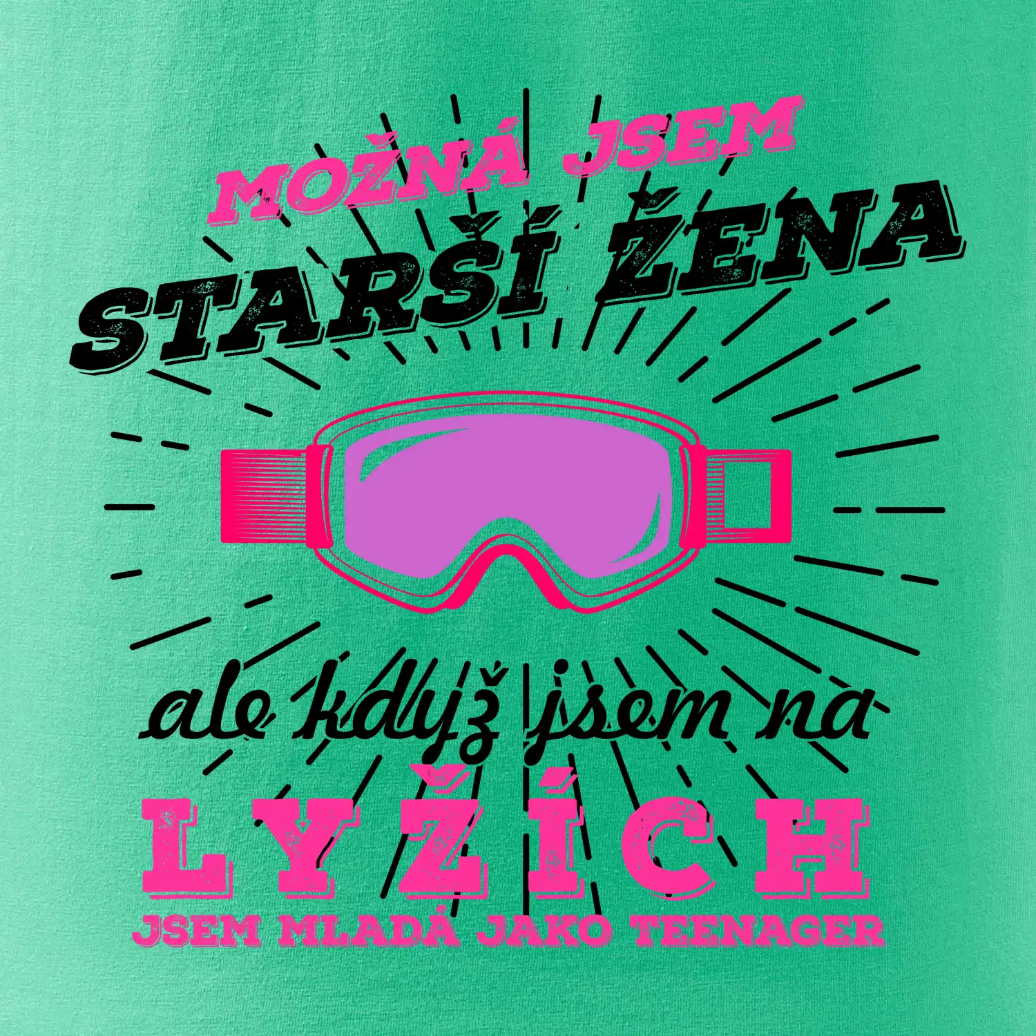 Lyže - možná jsem starší žena