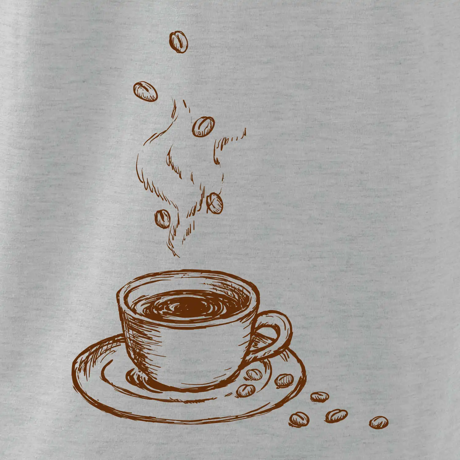 Hrnek plný čerstvé kávy