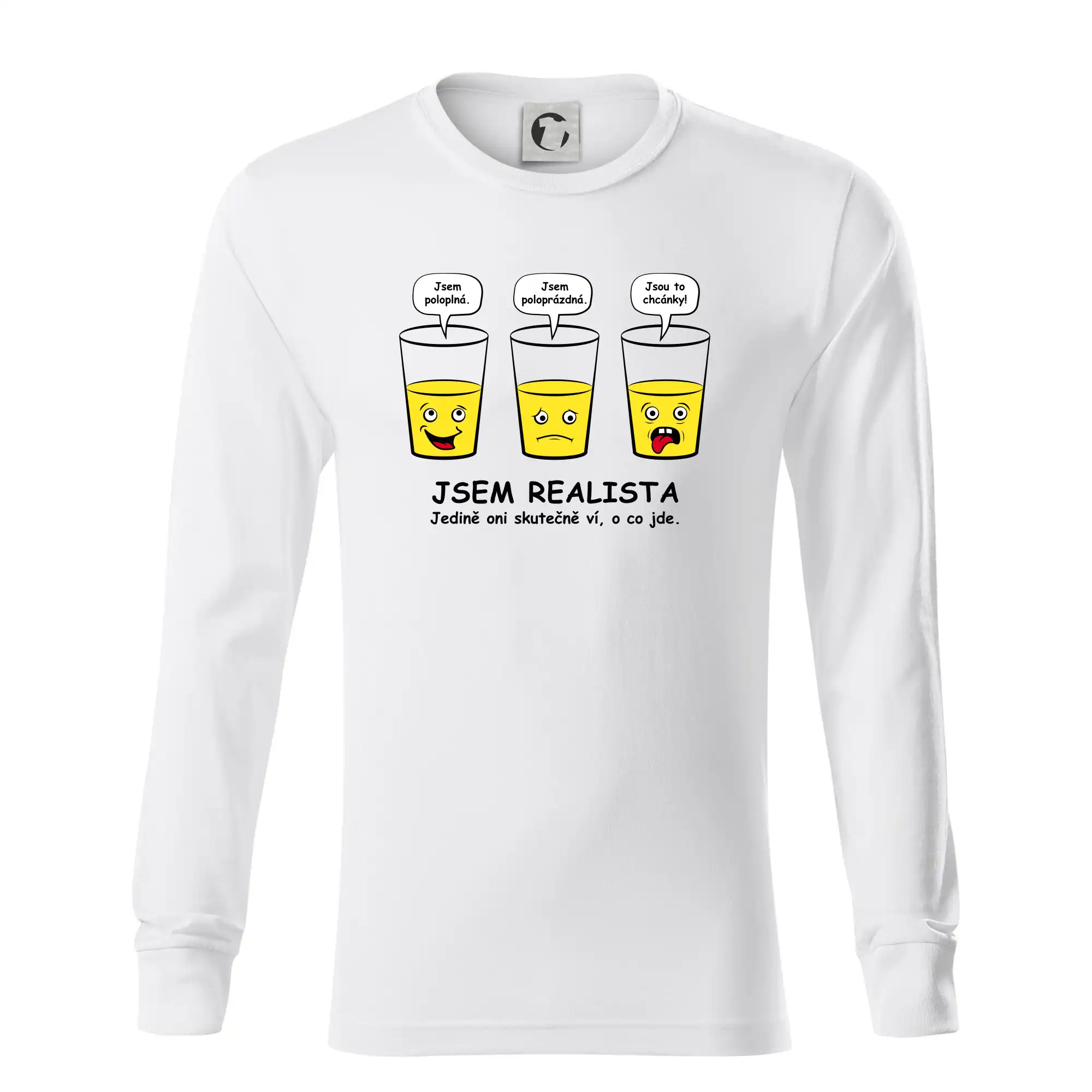 Jsem realista - skleničky (Hana-creative)