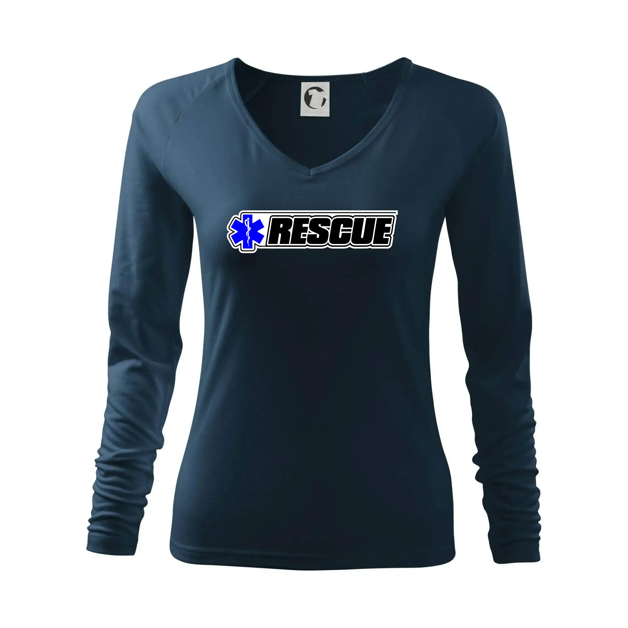 Záchranář rescue kříž modrý