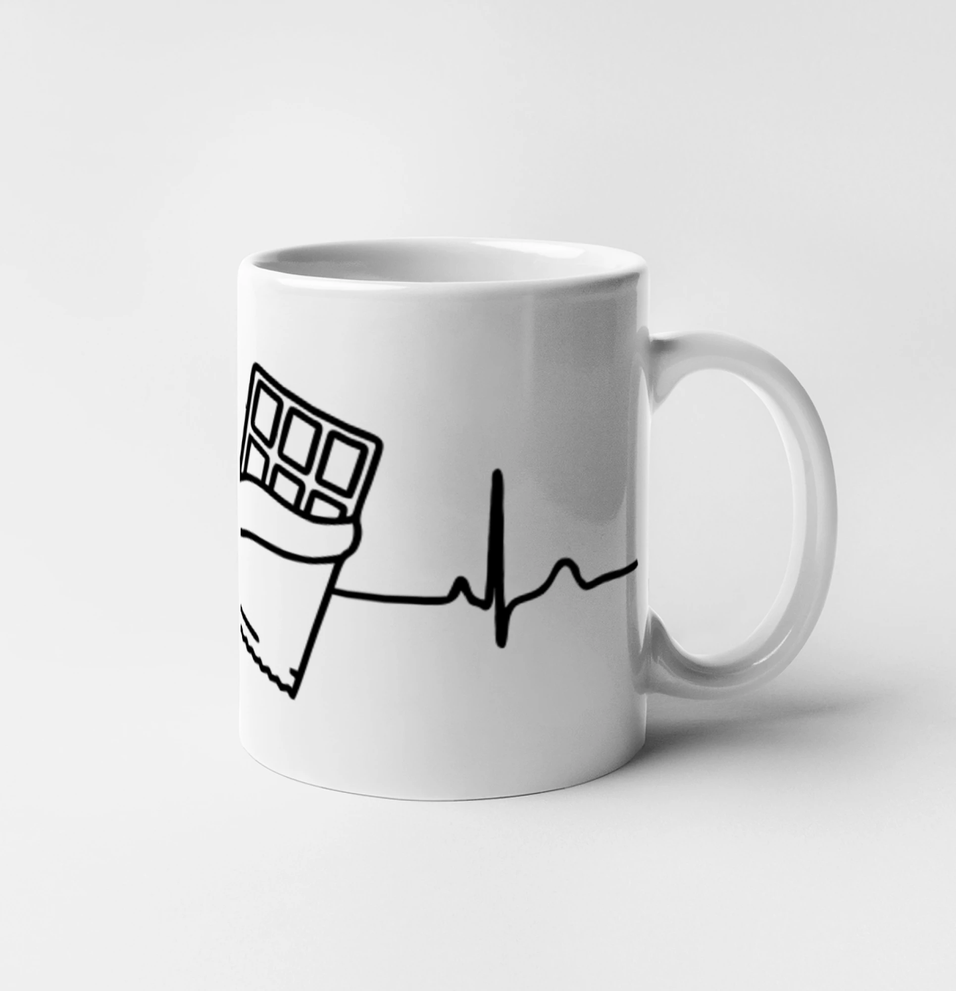 EKG čokoláda