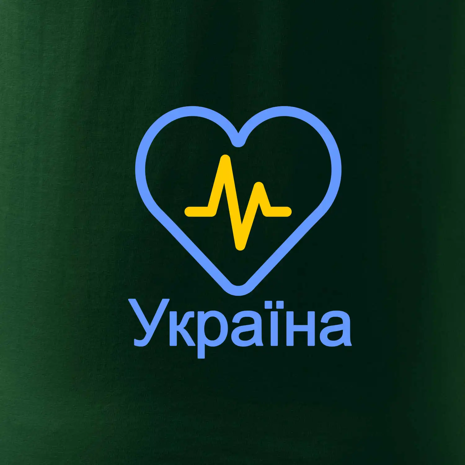 Moje srdce bije pro Ukrajinu - velké