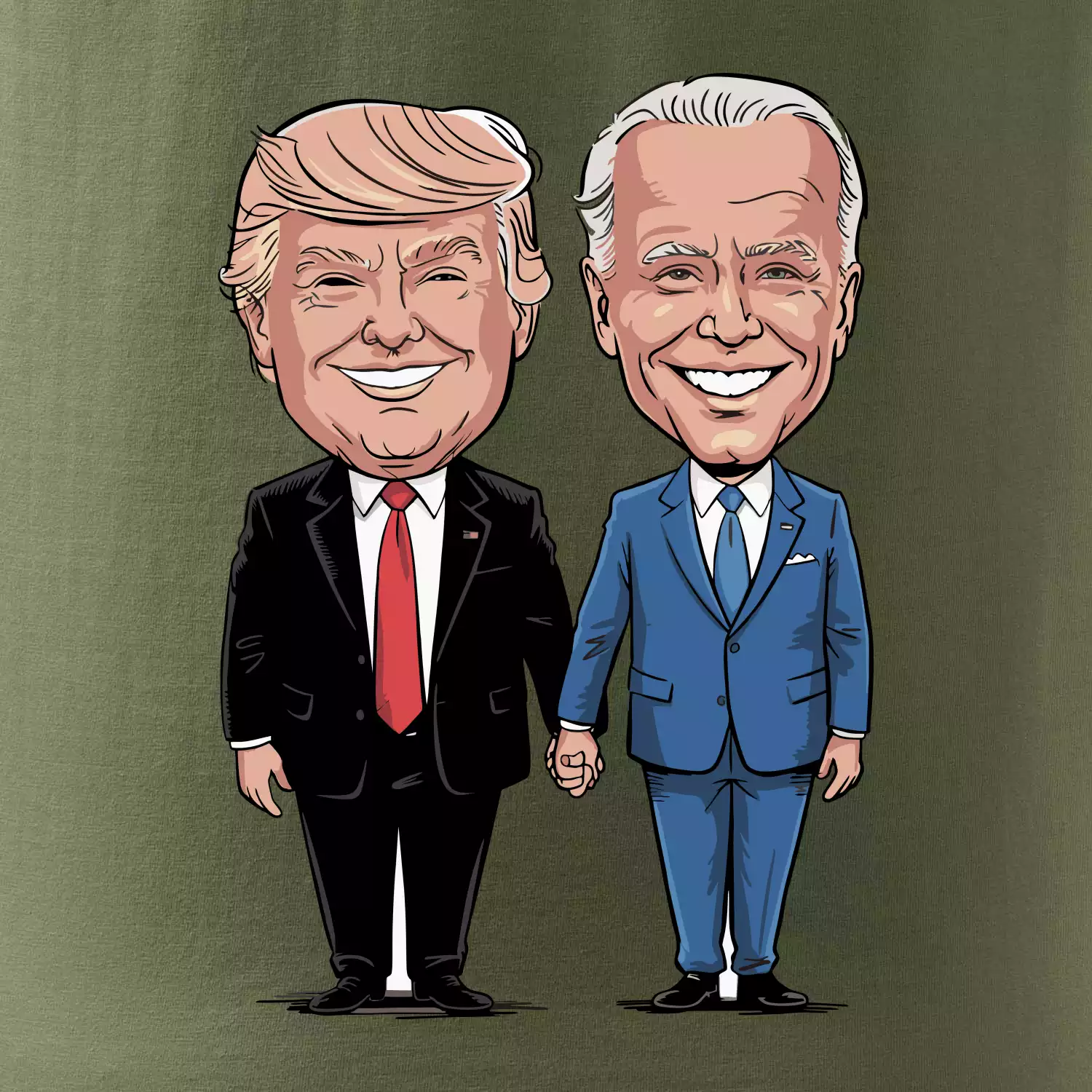 Trump a Biden - velký kamarádi