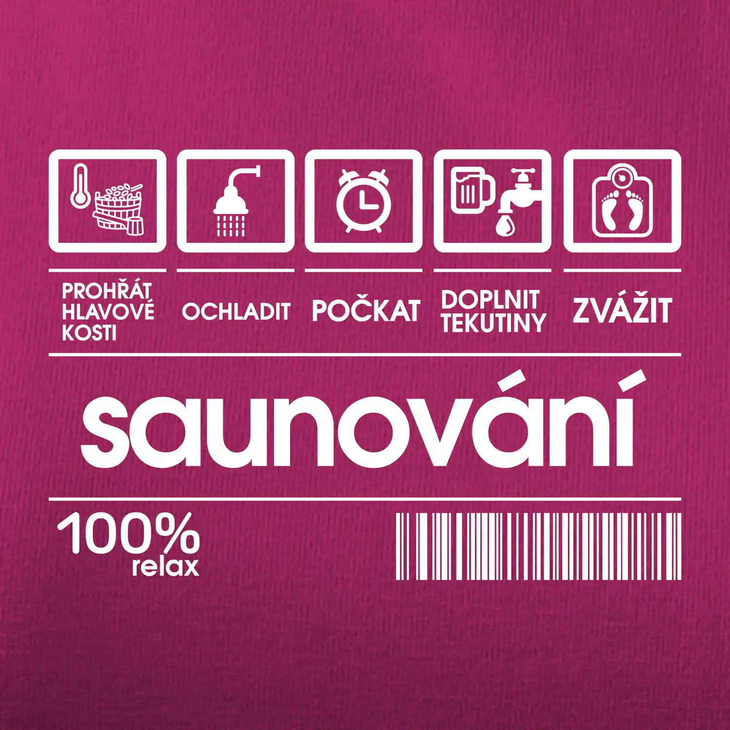 Čárový kód - sauna