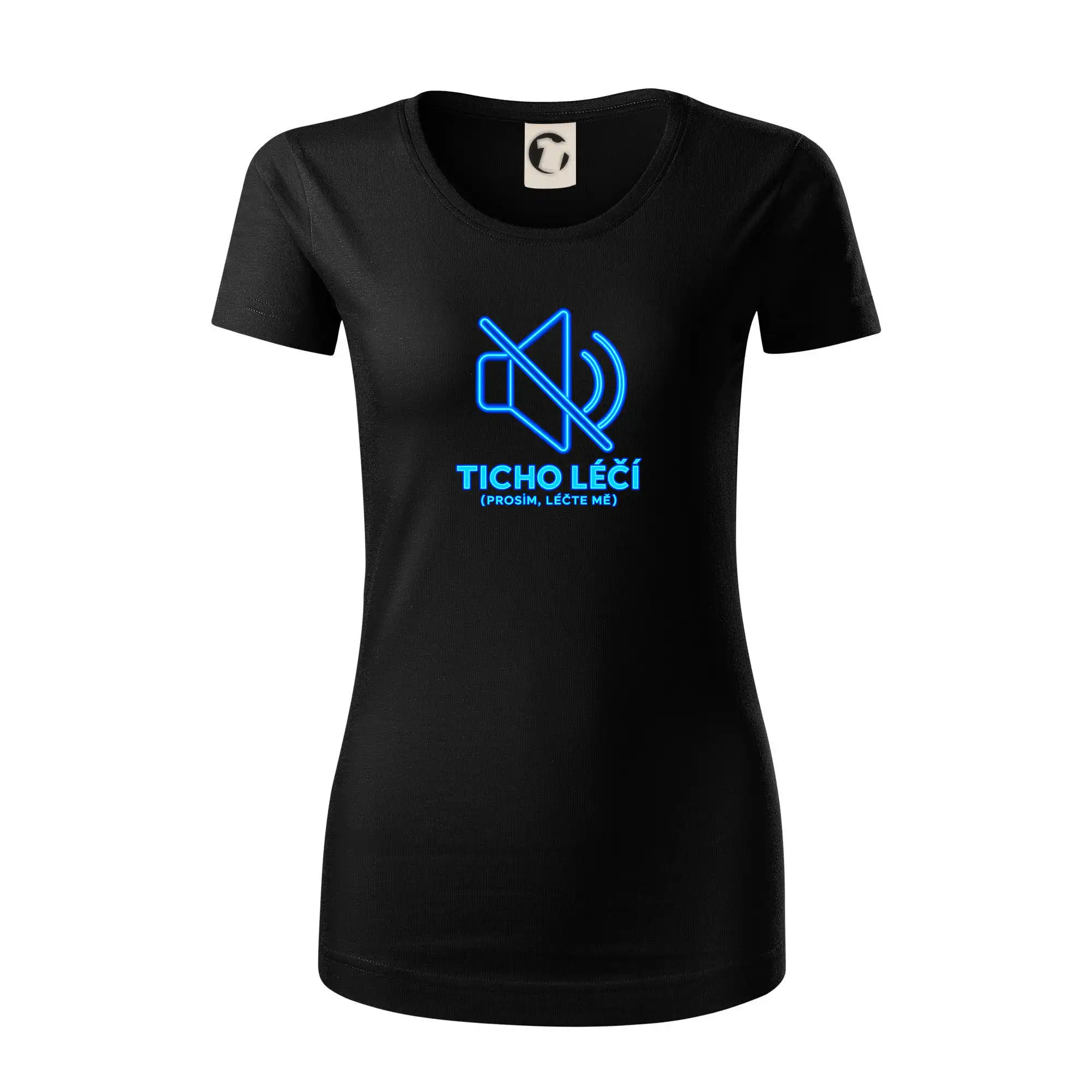 Ticho léčí učitele neonový symbol ztlumení