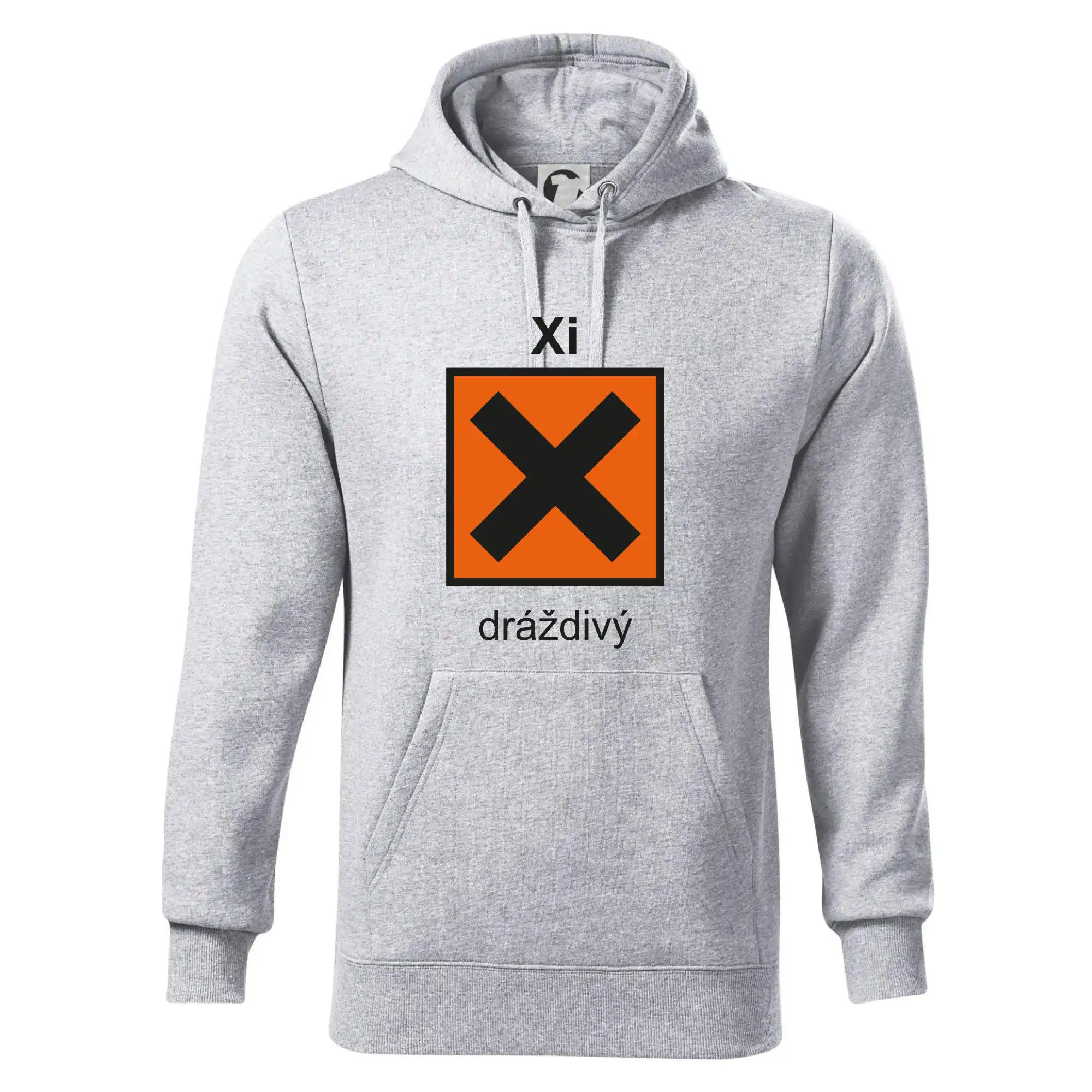 Xi Dráždivý - Výstražná tabulka na tričku