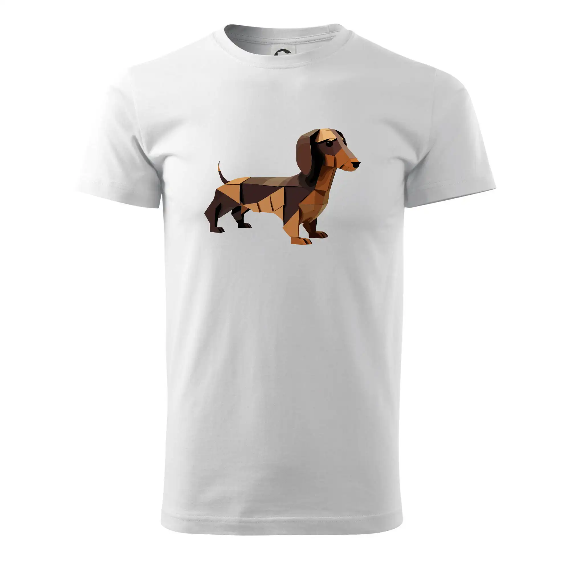 Jezevčík - slepený z papíru