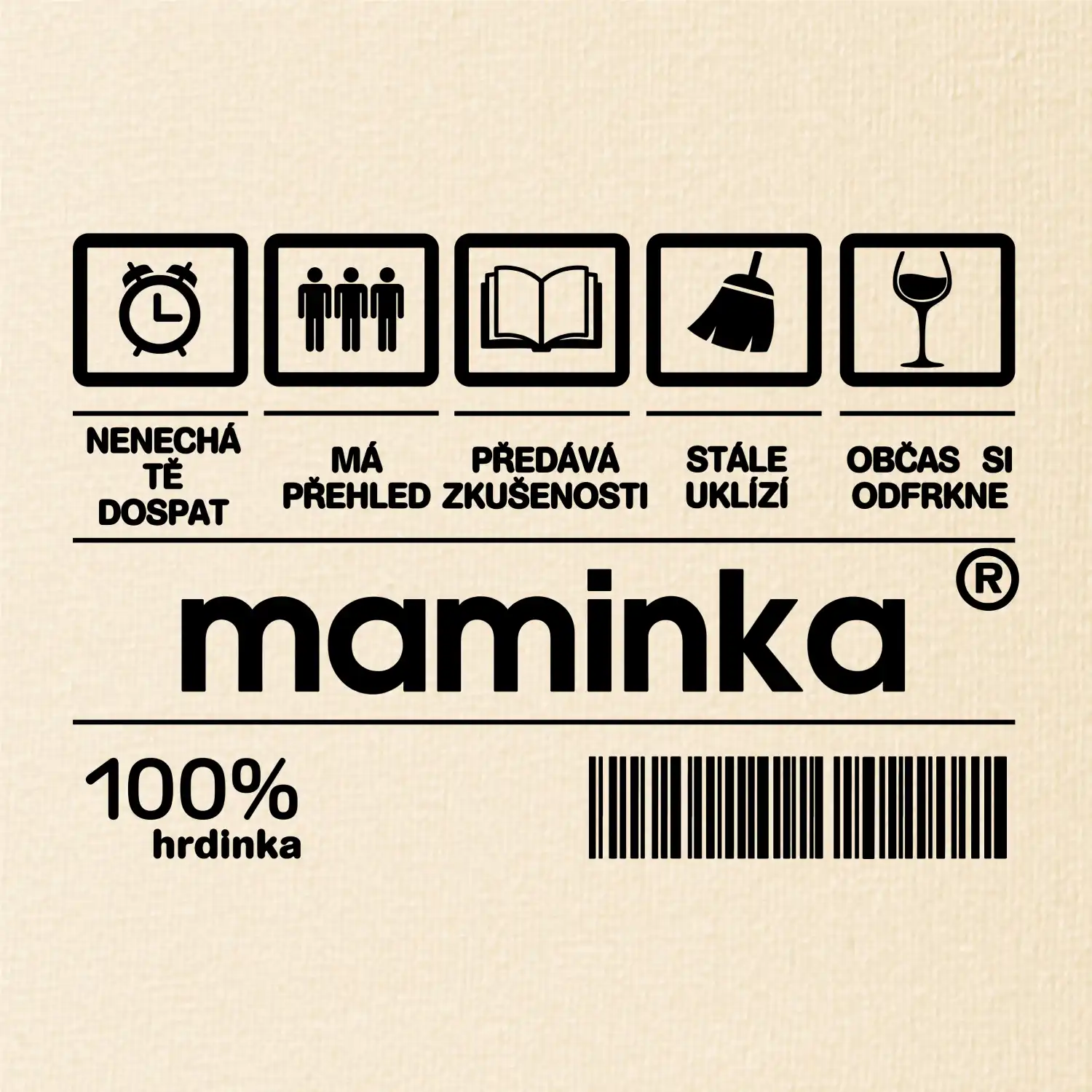 Čárový kód Maminka