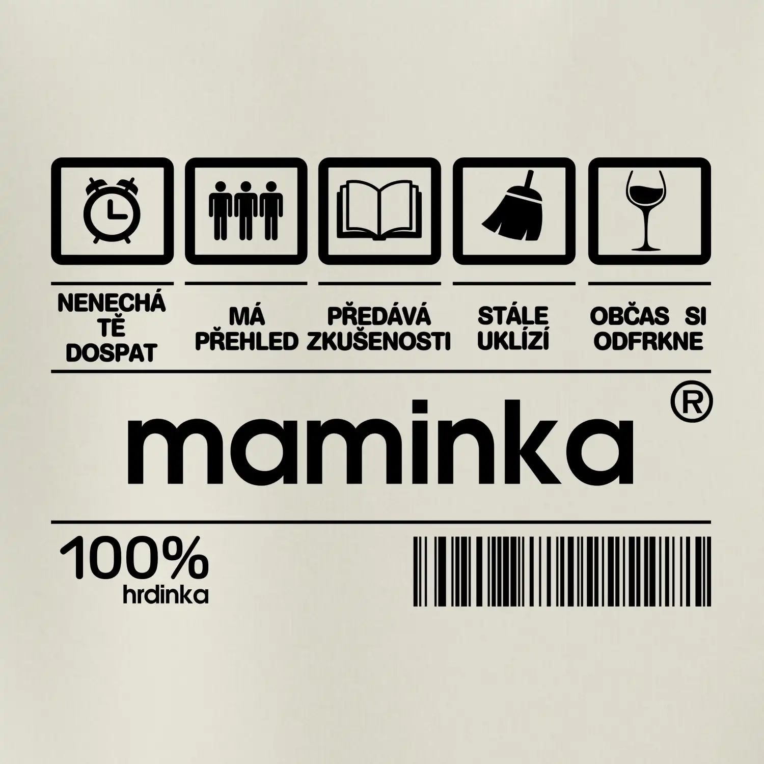 Čárový kód - Maminka