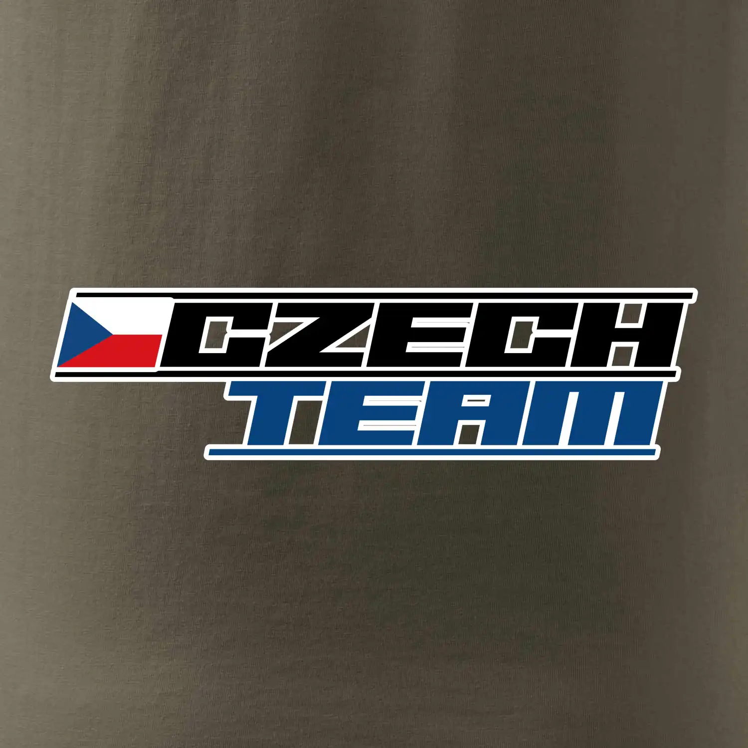Czech team s vlajkou - Mistrovství světa v ledním hokeji 2026