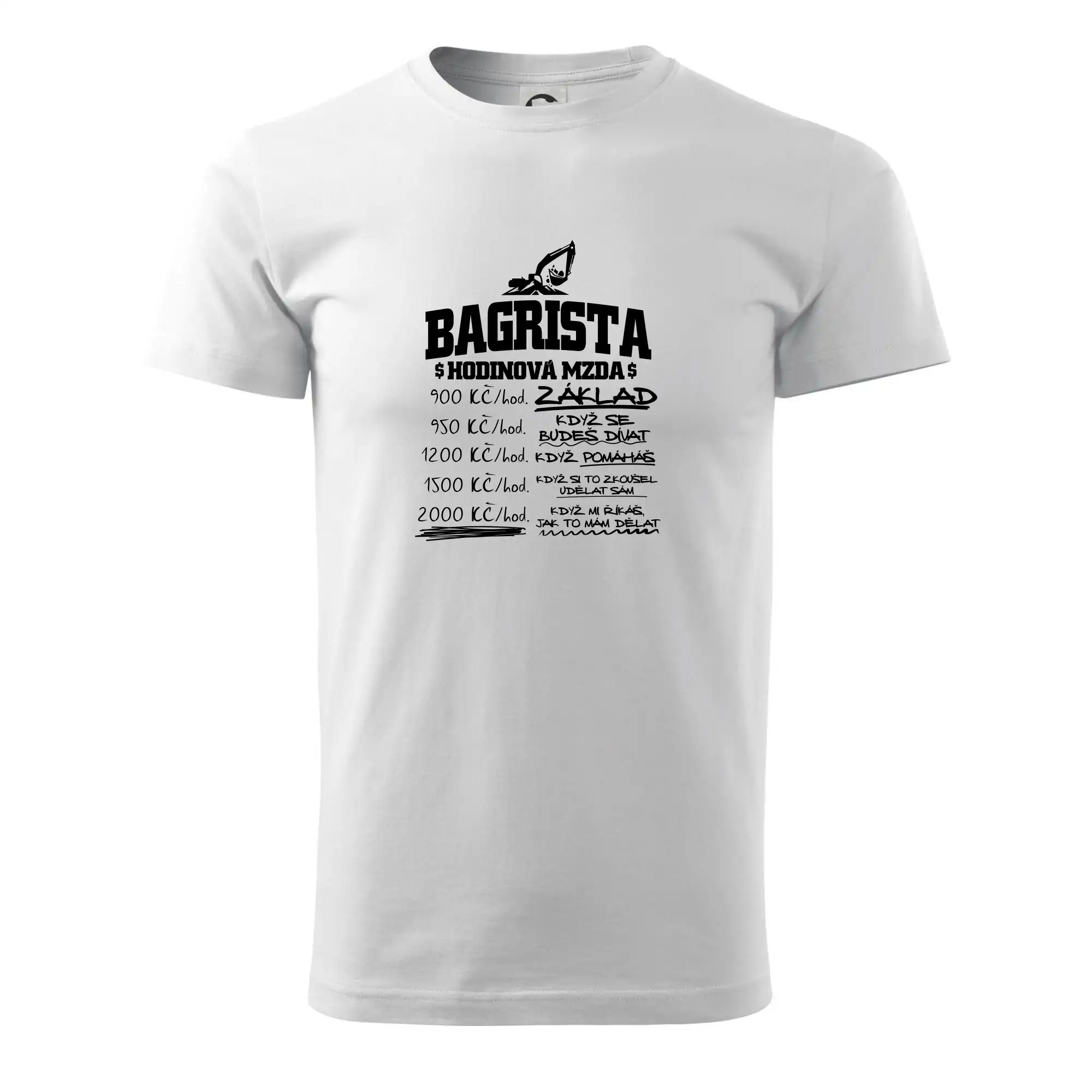 Hodinová mzda bagrista