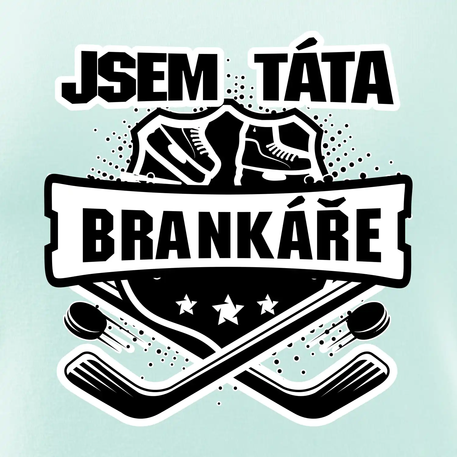 Hokejový erb - Táta brankáře