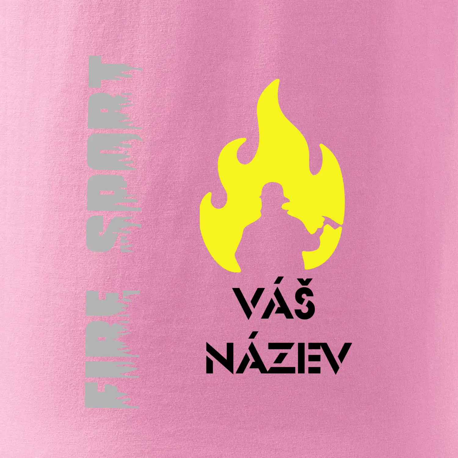 Hasiči - oheň - Váš název - Prso + záda
