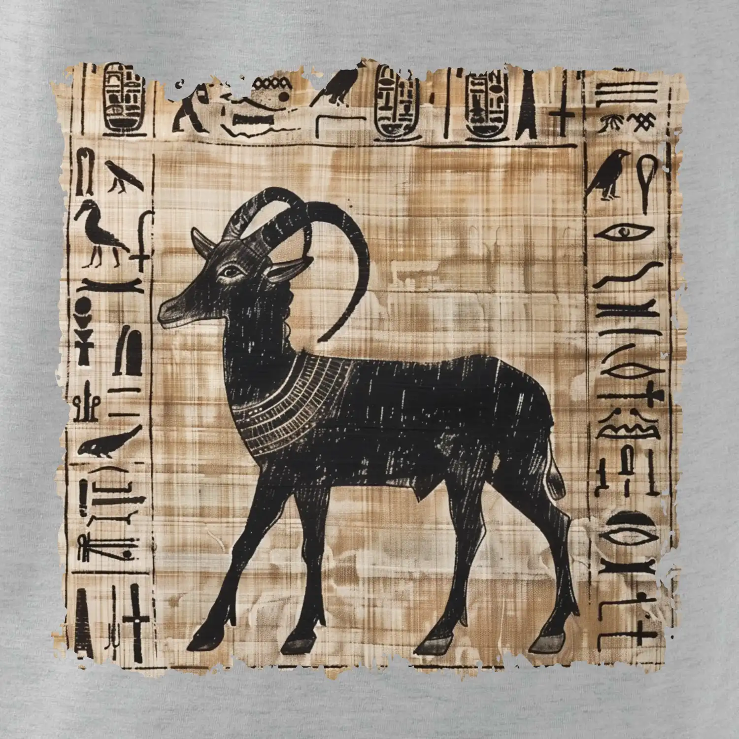 Egyptské hieroglyfy koza