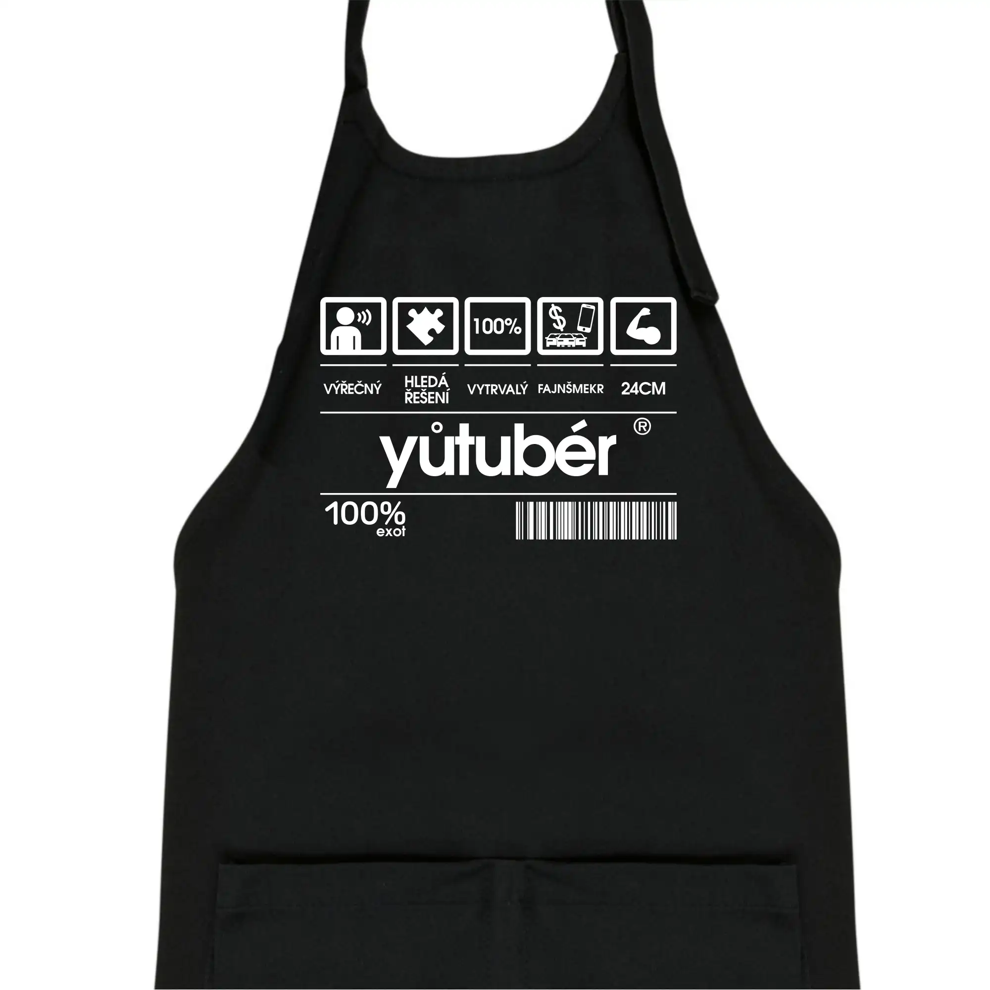 Čárový kód - youtuber