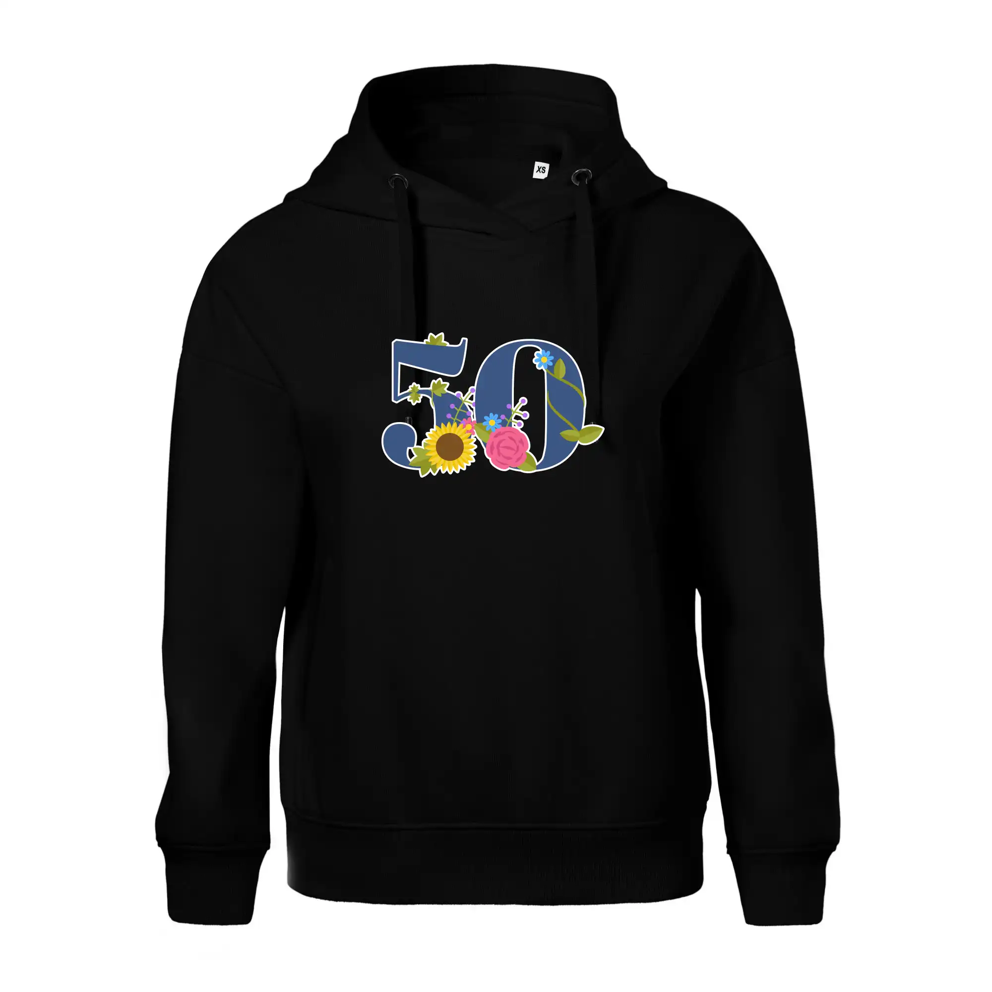 Květinové číslo kreslené - 50