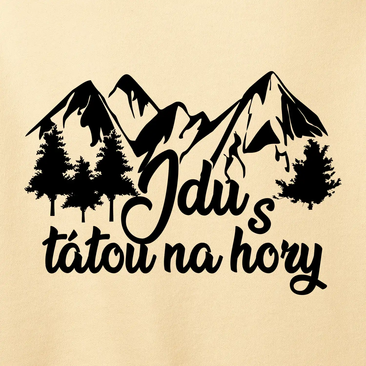 Jdu s tátou na hory