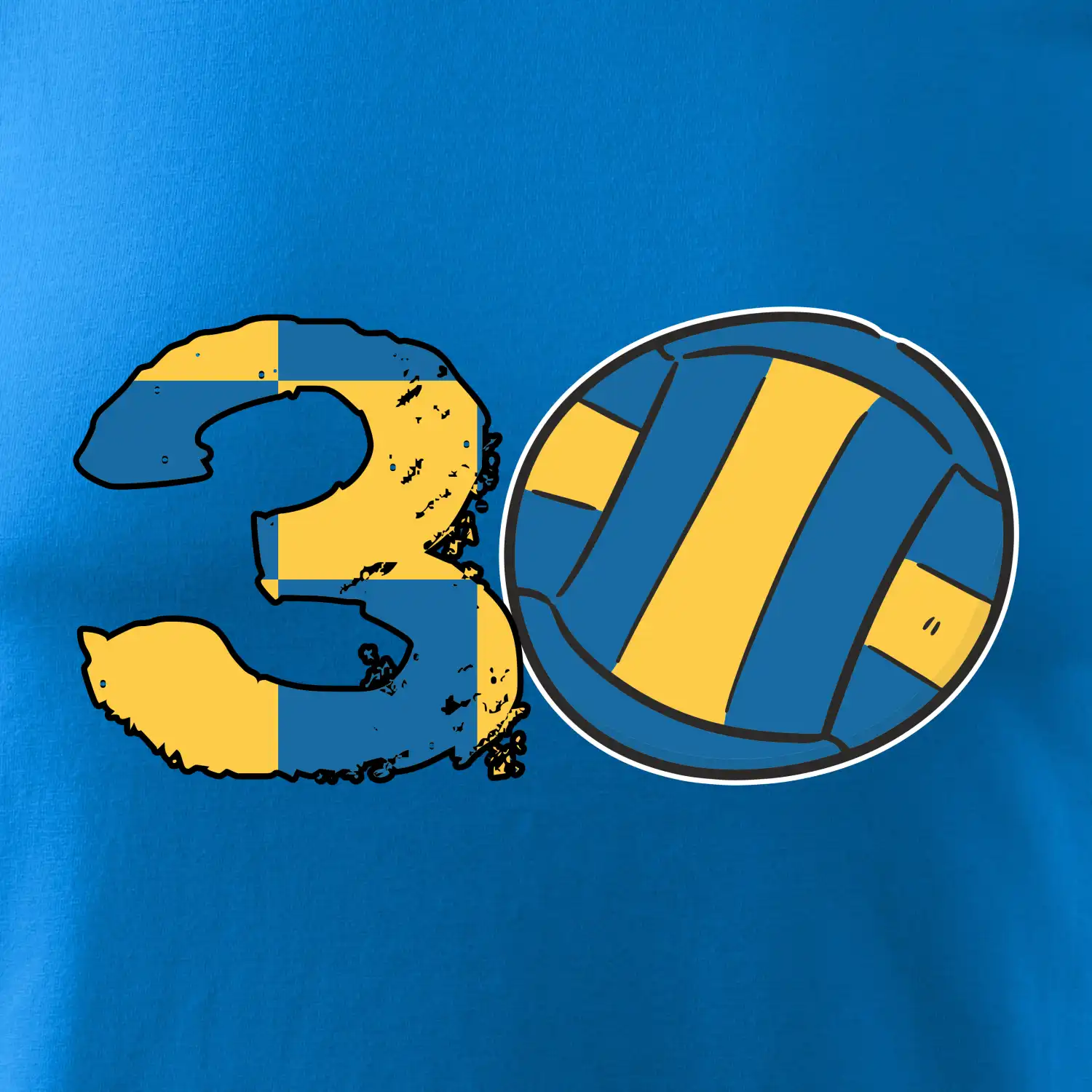 Volejbal kulaté narozeniny 30
