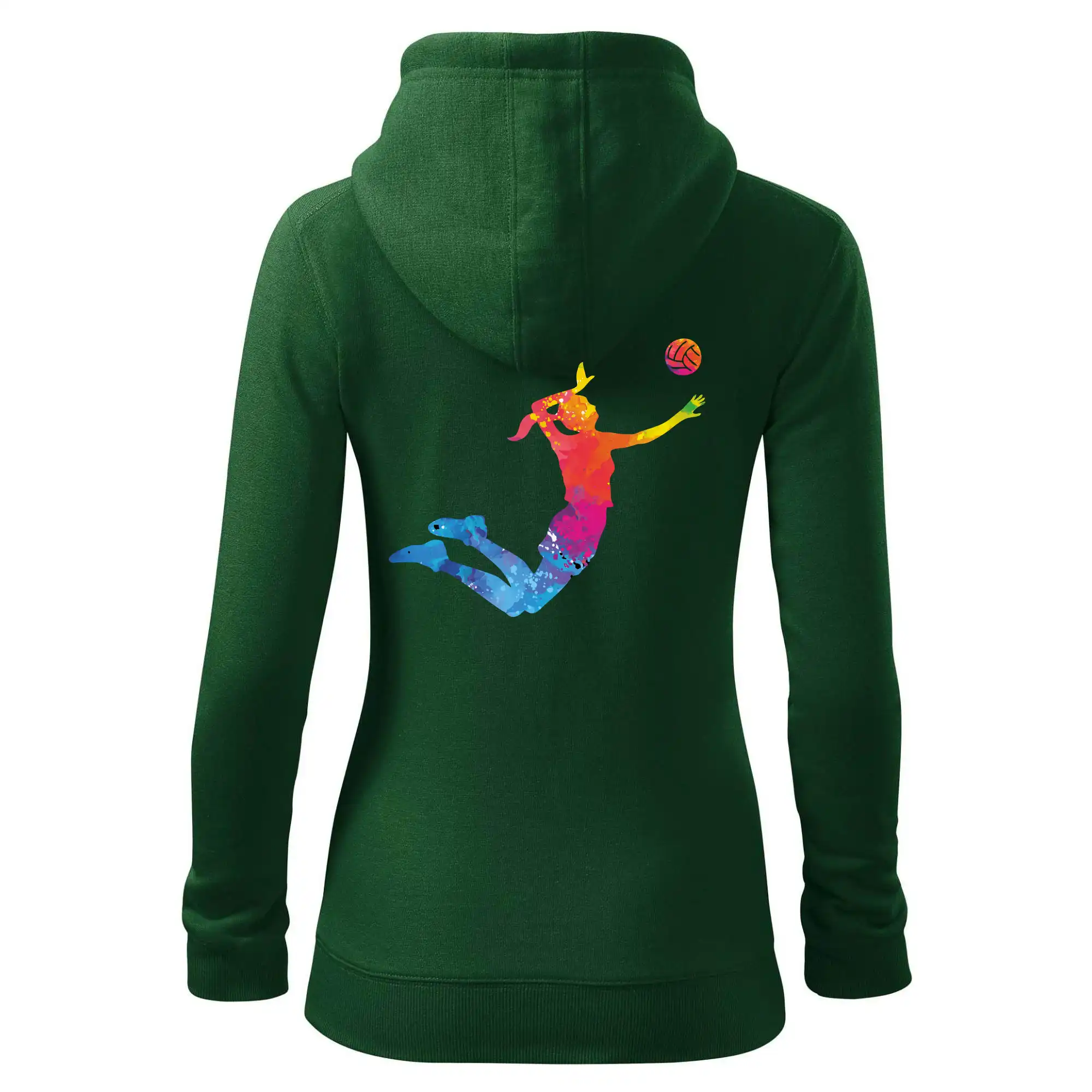 Volejbalistka splash s míčem