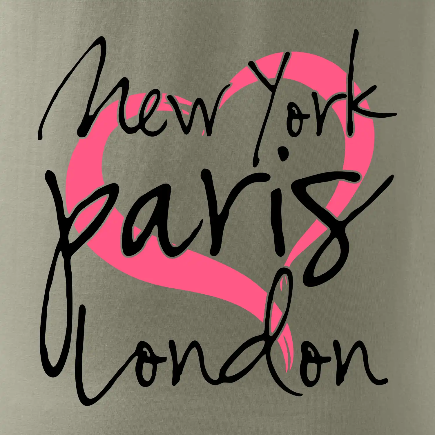 I love NYC Paris London