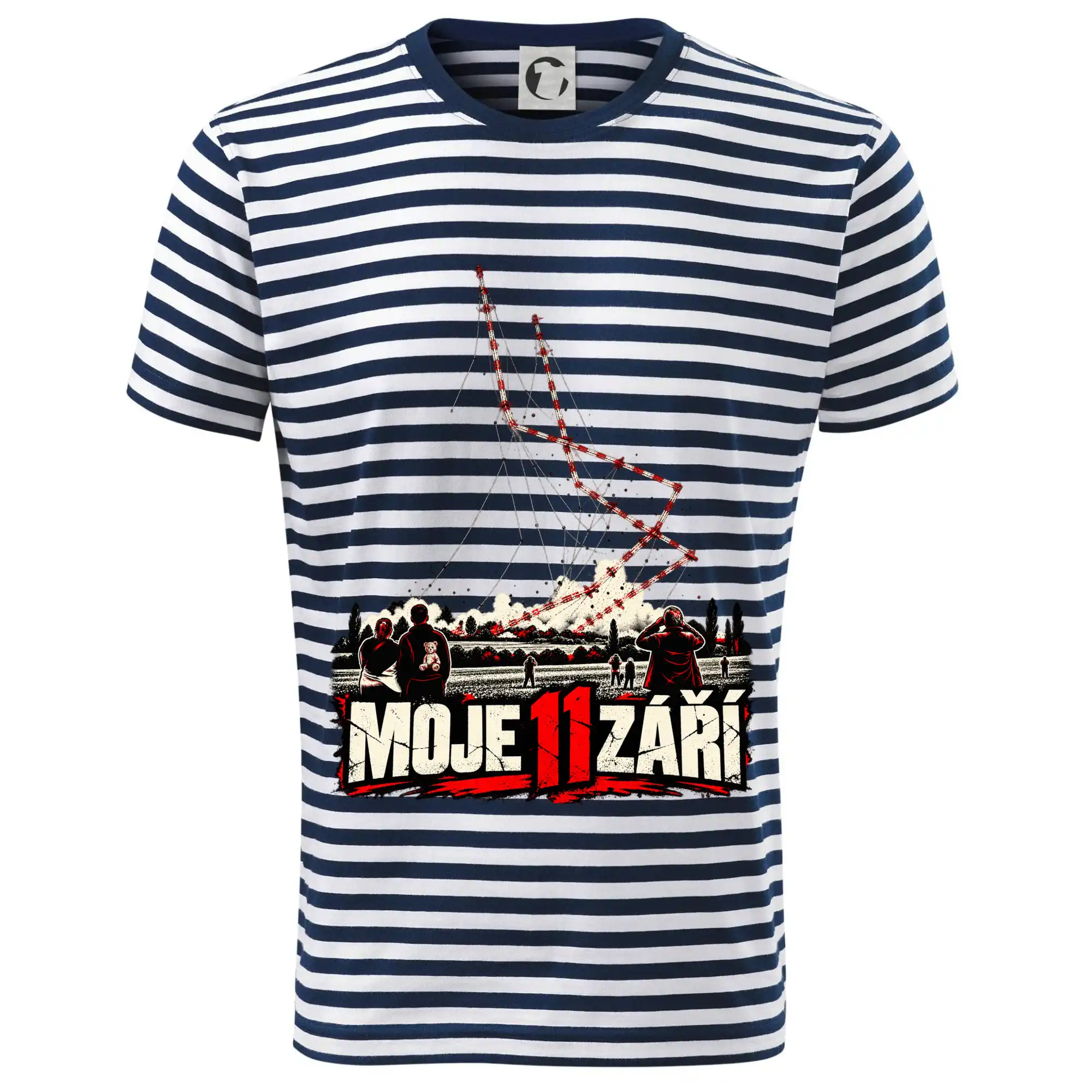 Liblice B demolice dvou stožárů moje 11 září dramatický potisk
