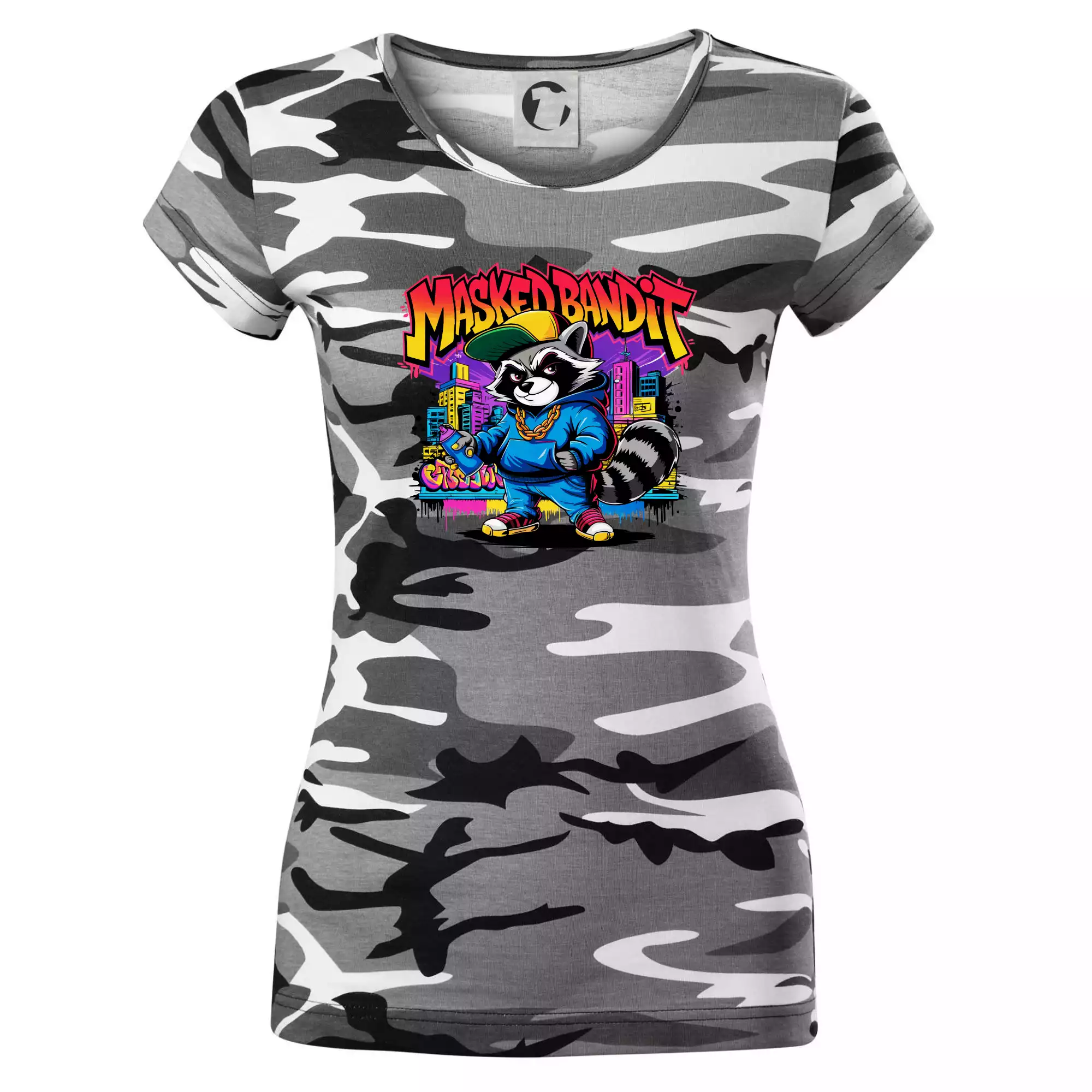 Mýval - masked bandit grafitti