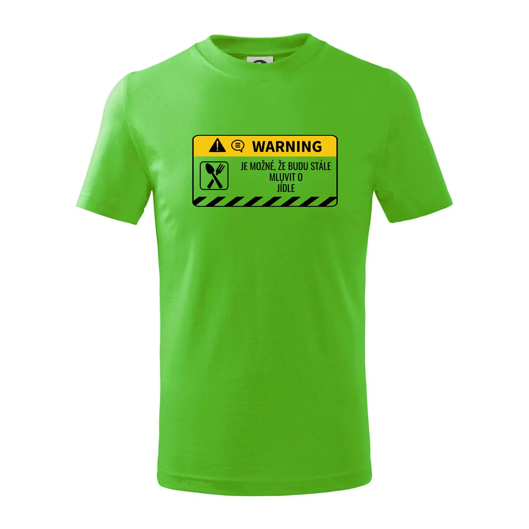 Warning mluvení - Jídlo