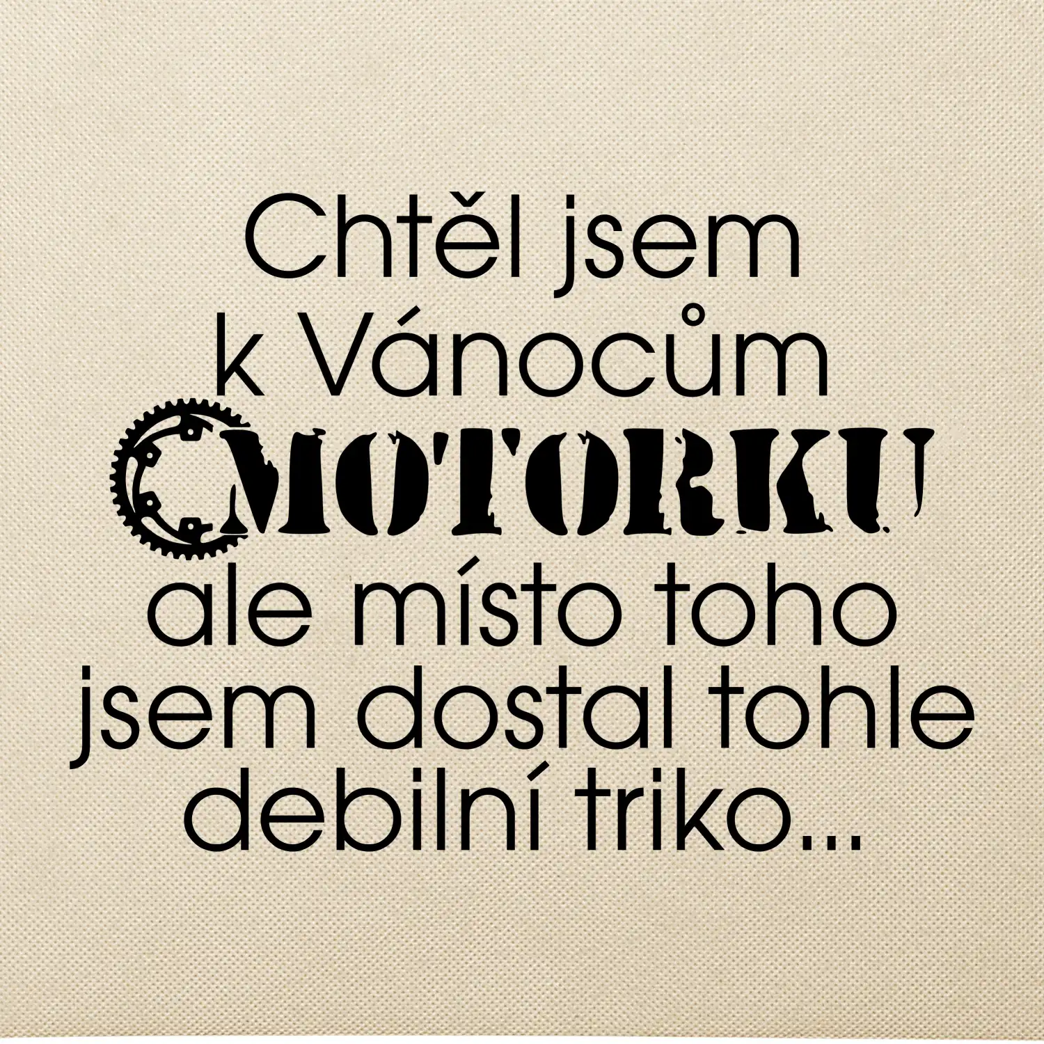 Chtěl / chtěla jsem dostat motorku - Vánoce