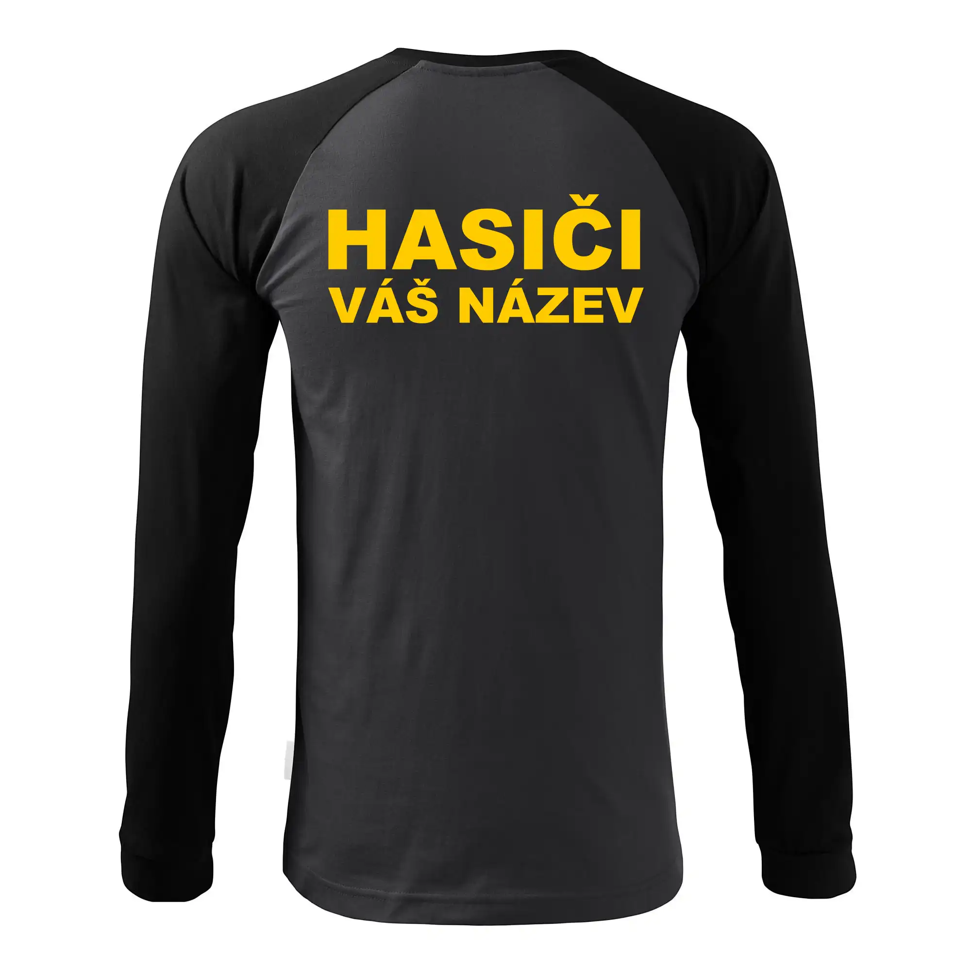 Hasiči - žlutý nápis - váš název sboru