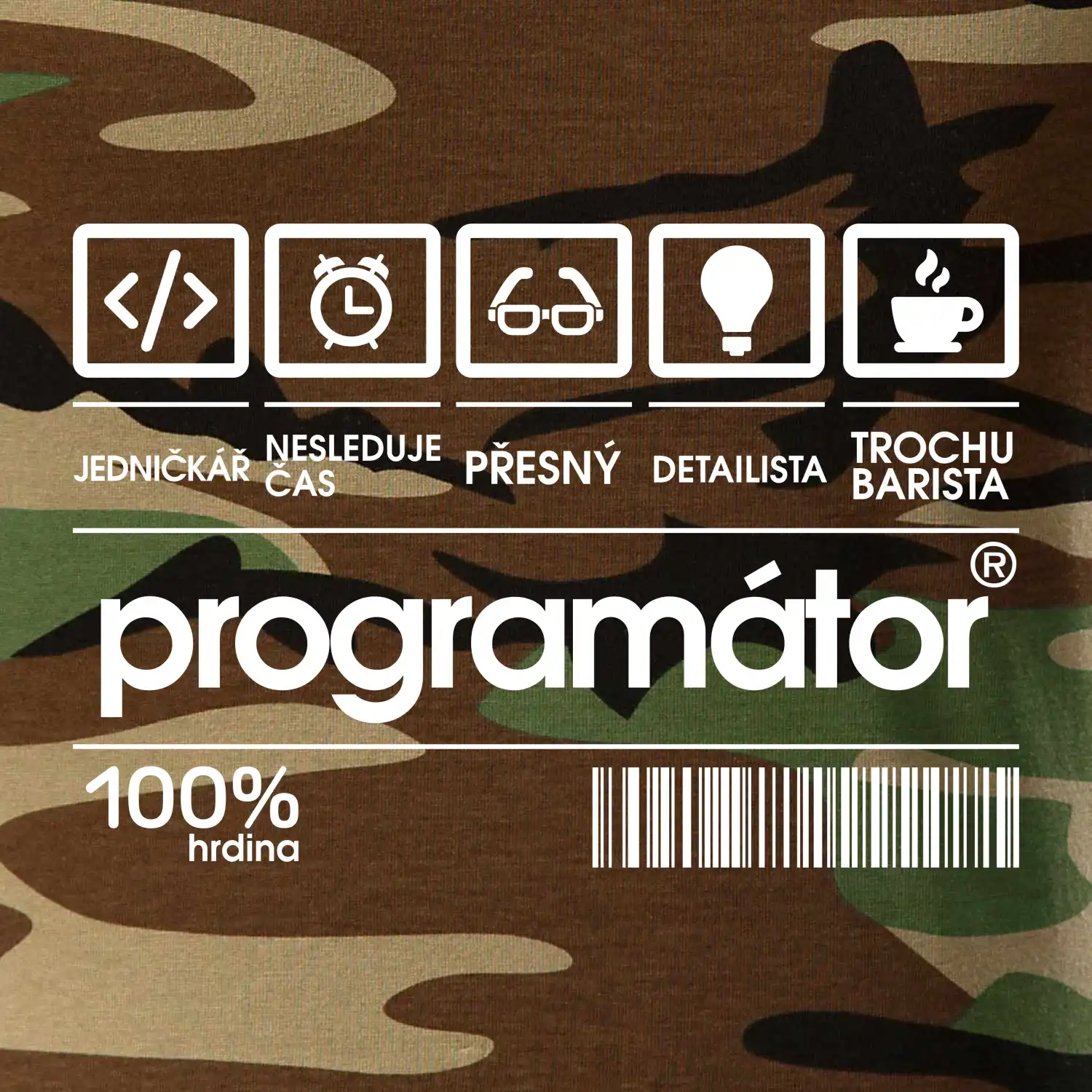 Čárový kód - programátor