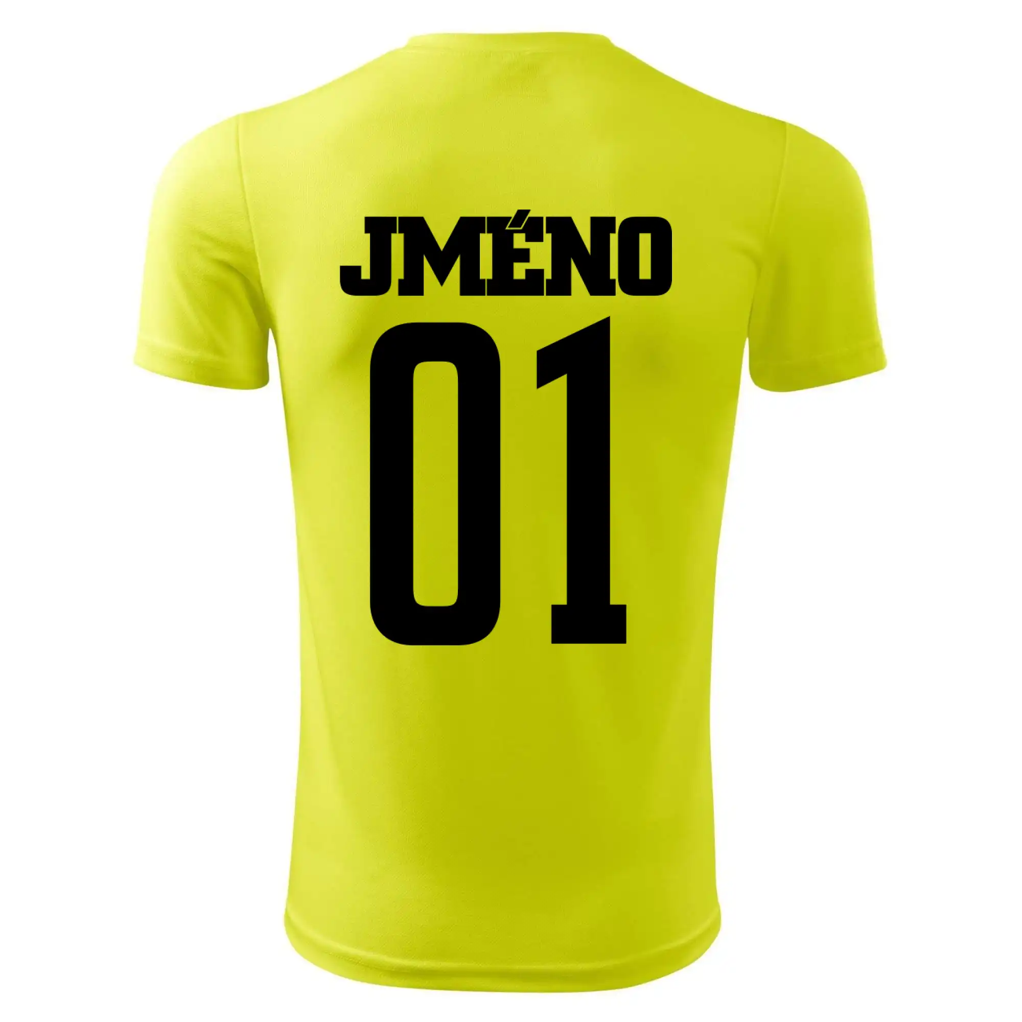 Florbalový  dres - vlastní jméno a číslo